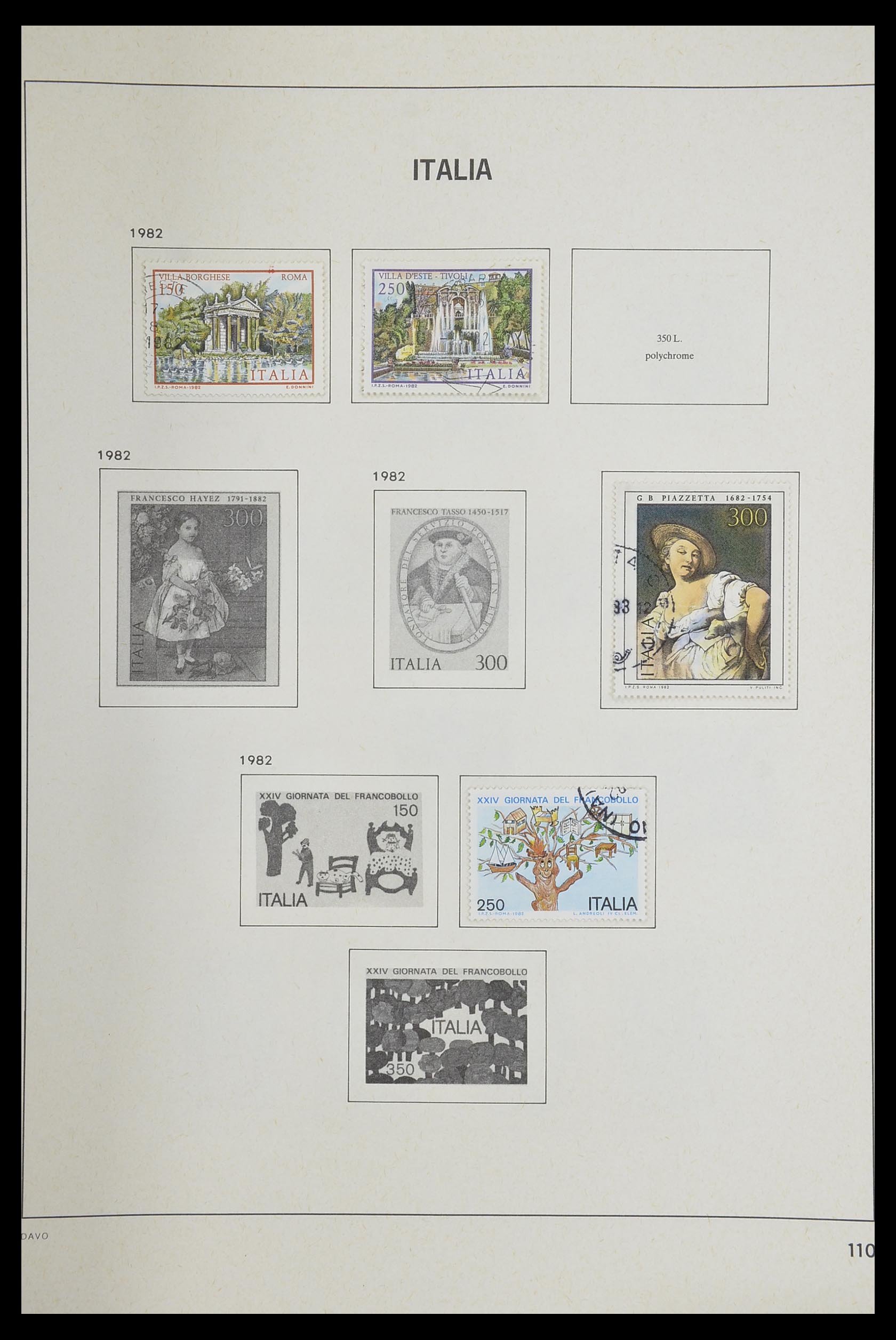 33473 110 - Stamp collection 33473 Italy 1862-1984.