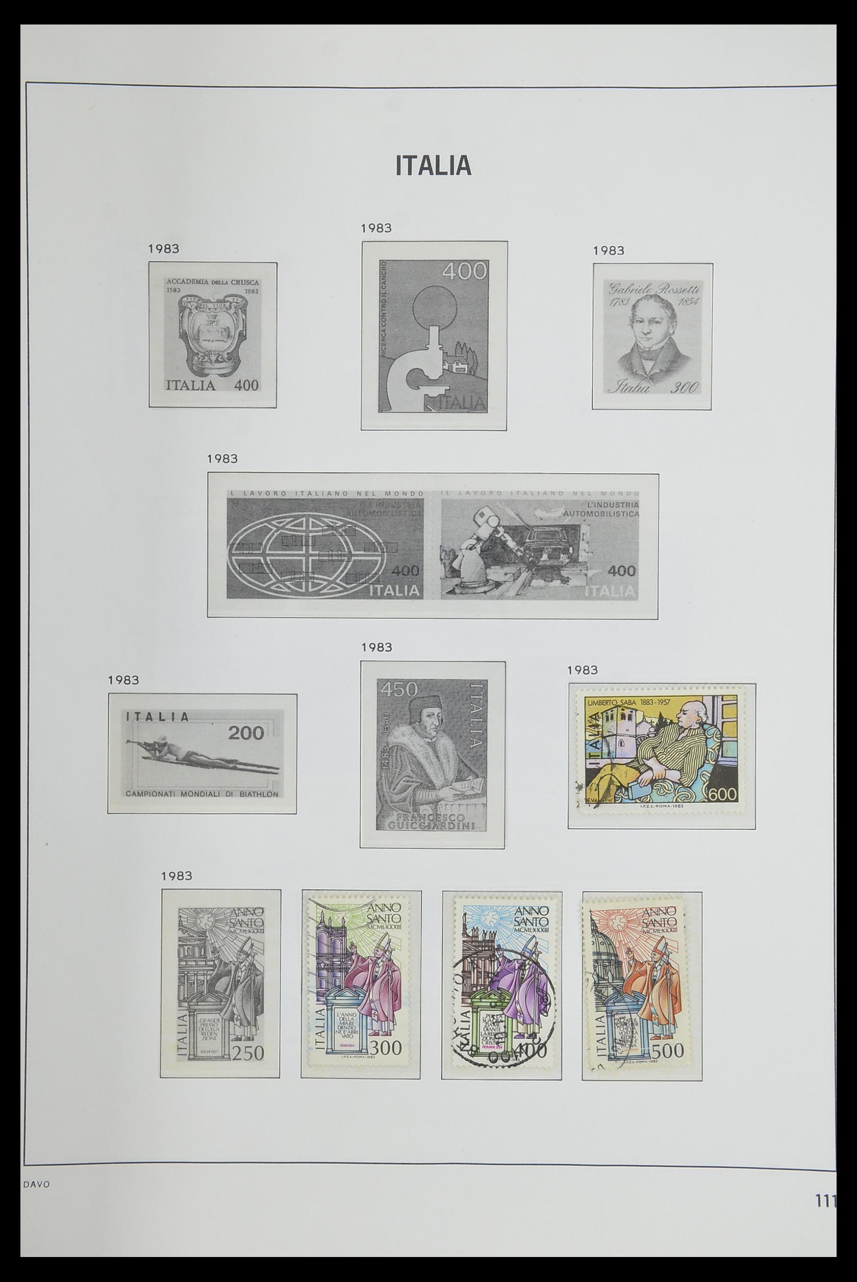 33473 111 - Stamp collection 33473 Italy 1862-1984.