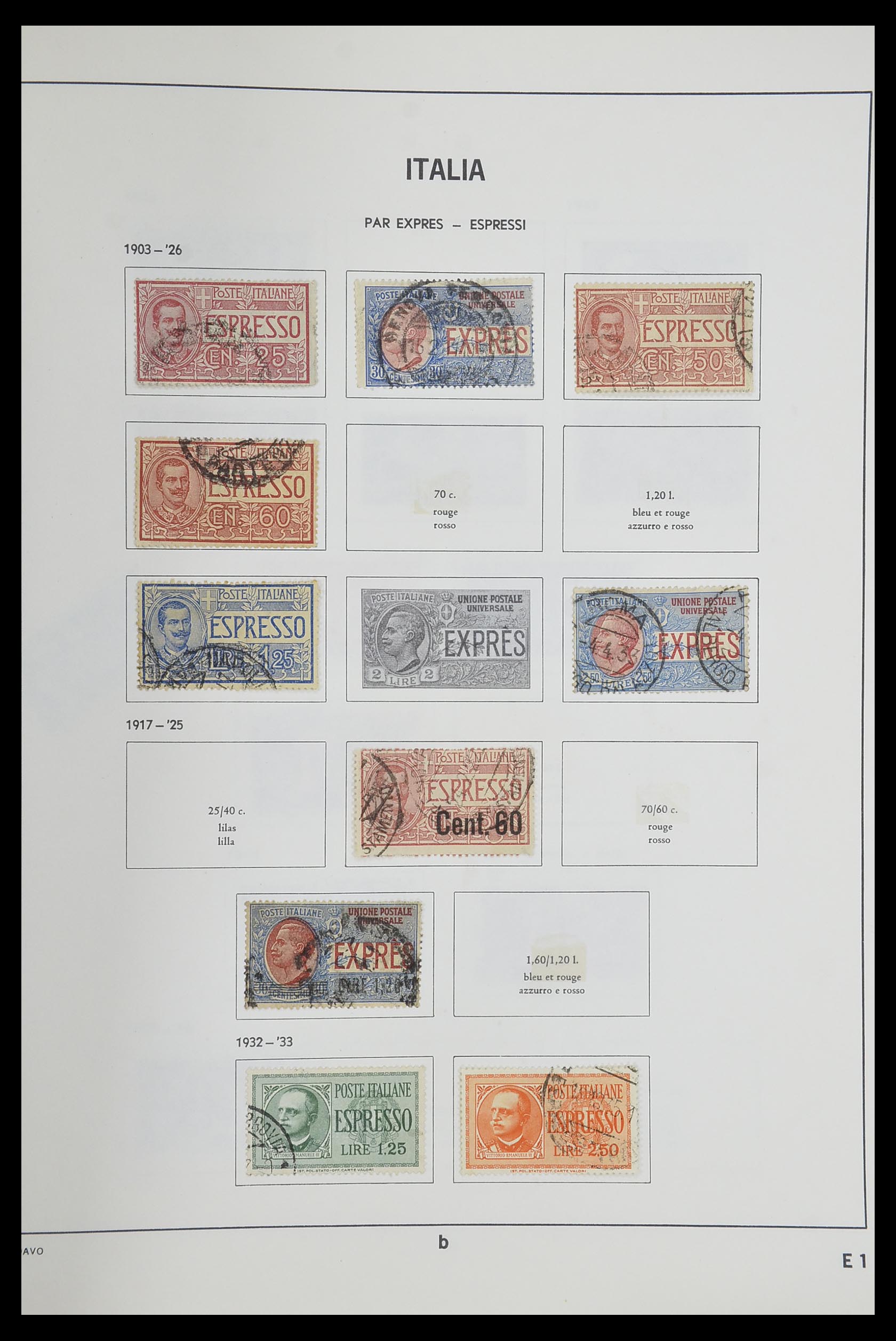 33473 128 - Stamp collection 33473 Italy 1862-1984.