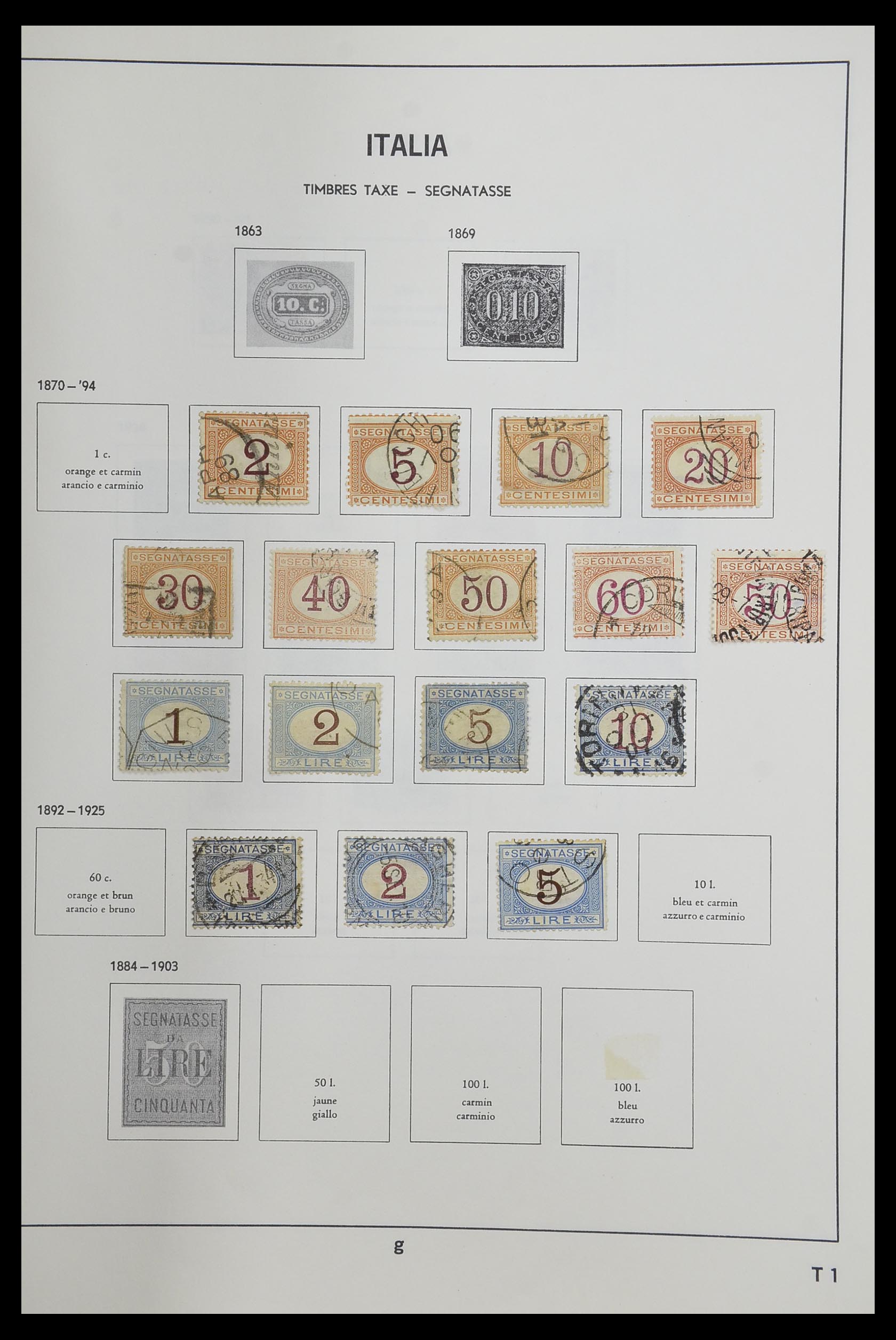 33473 136 - Stamp collection 33473 Italy 1862-1984.