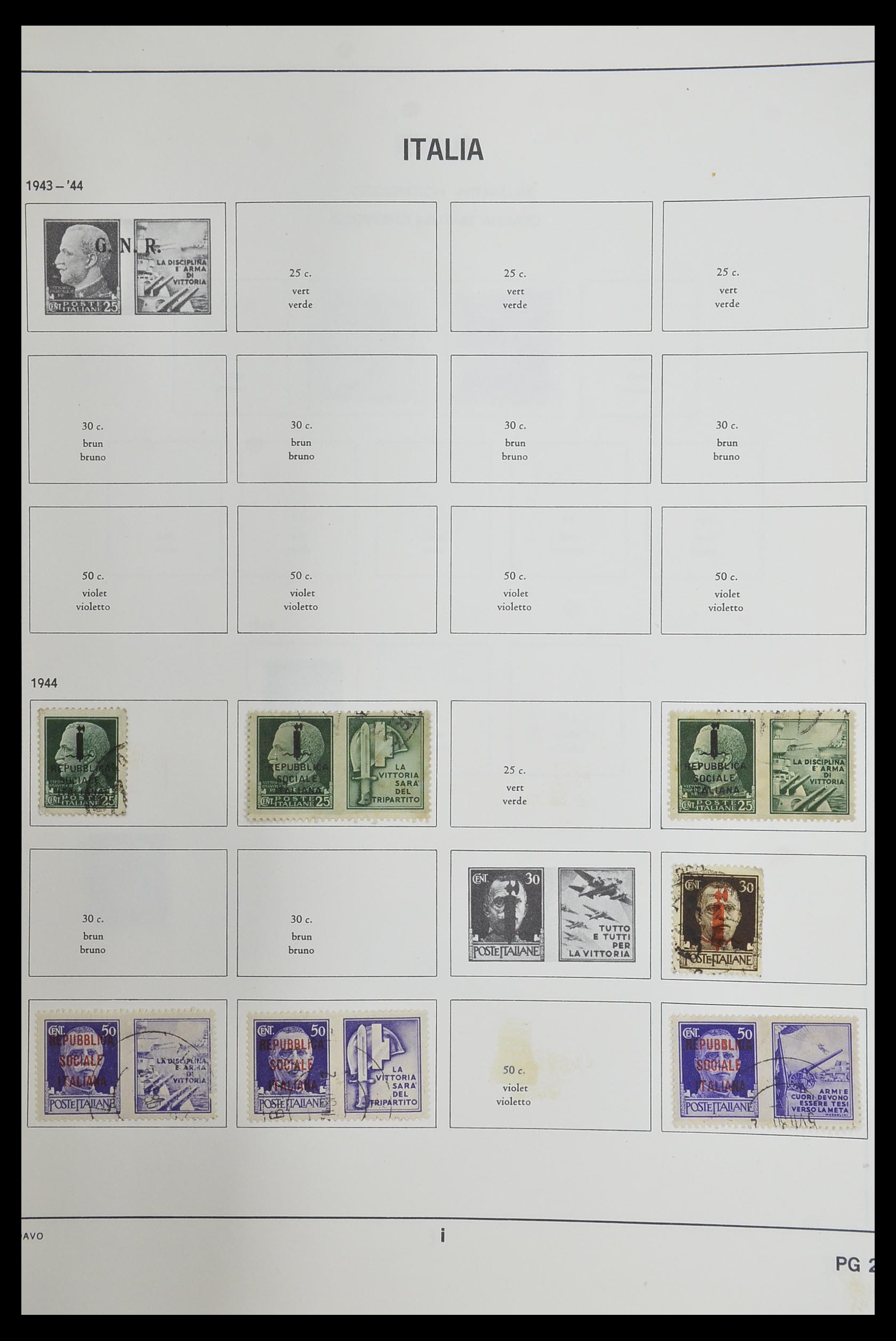 33473 146 - Stamp collection 33473 Italy 1862-1984.