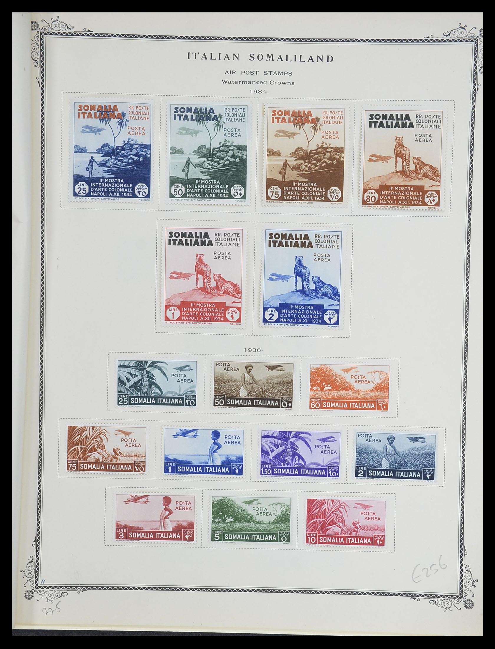 33475 016 - Postzegelverzameling 33475 Italiaans Somalië 1923-1957.