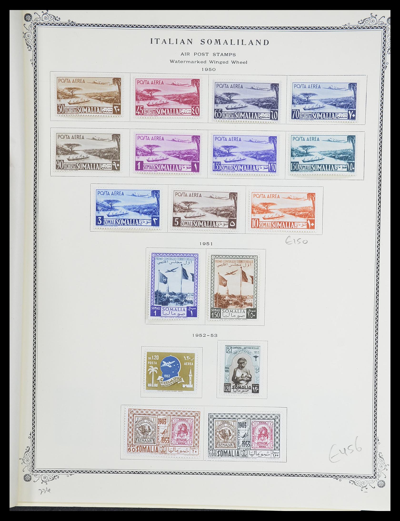 33475 017 - Postzegelverzameling 33475 Italiaans Somalië 1923-1957.