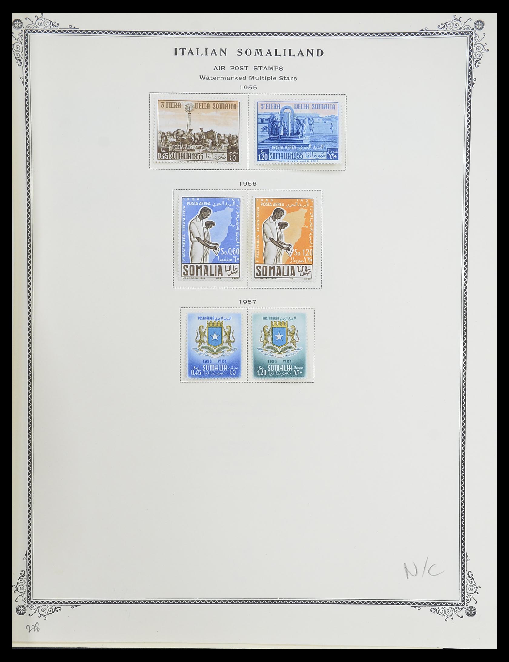 33475 019 - Postzegelverzameling 33475 Italiaans Somalië 1923-1957.