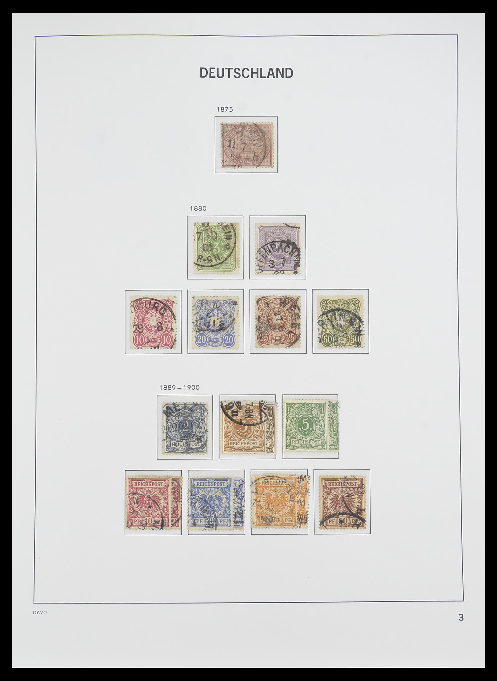 33476 003 - Postzegelverzameling 33476 Duitse Rijk 1872-1945.