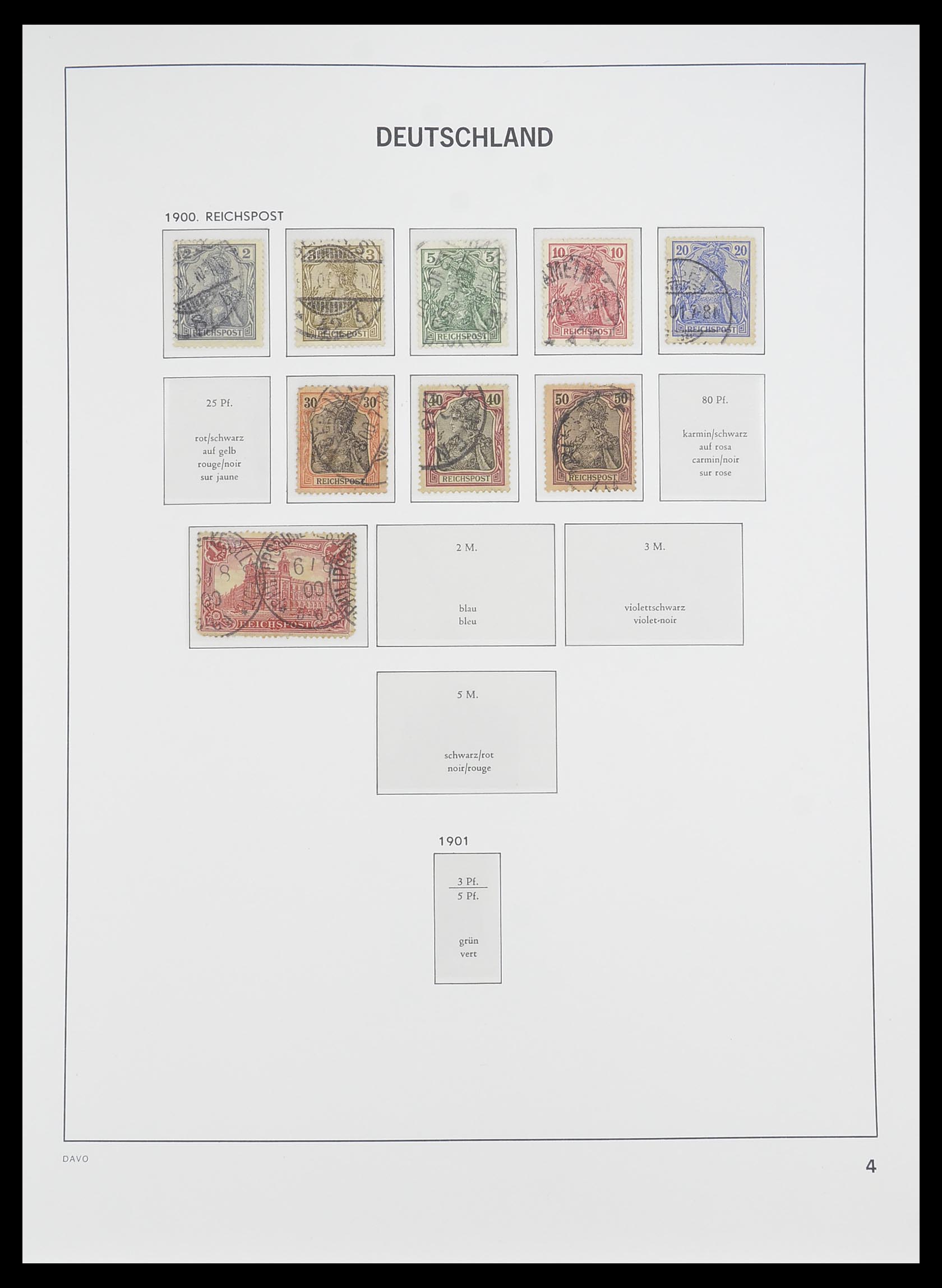 33476 004 - Postzegelverzameling 33476 Duitse Rijk 1872-1945.