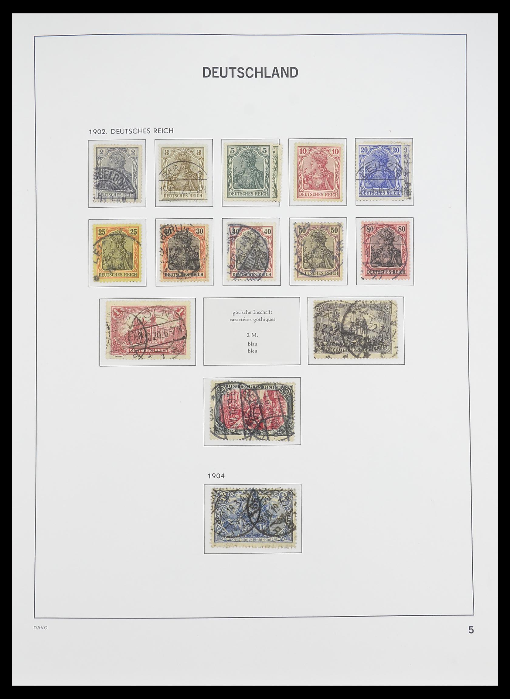33476 005 - Postzegelverzameling 33476 Duitse Rijk 1872-1945.