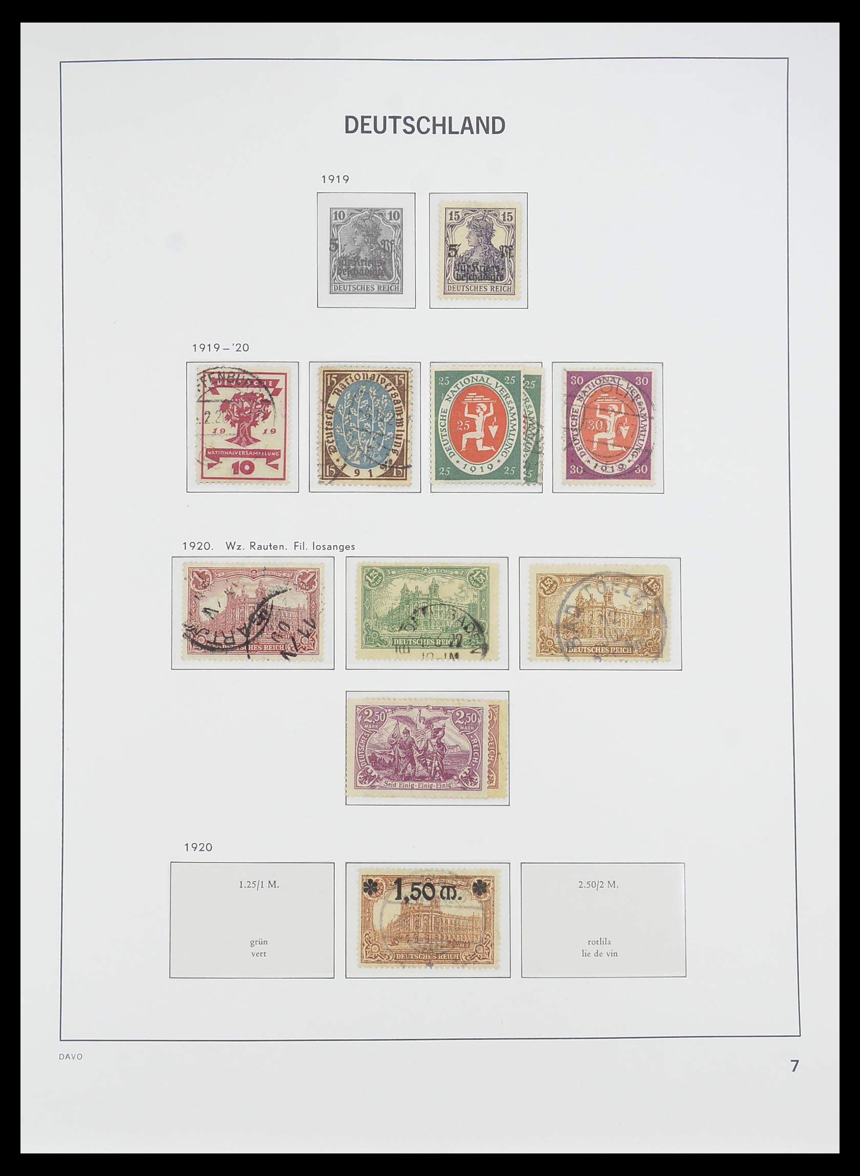 33476 007 - Postzegelverzameling 33476 Duitse Rijk 1872-1945.