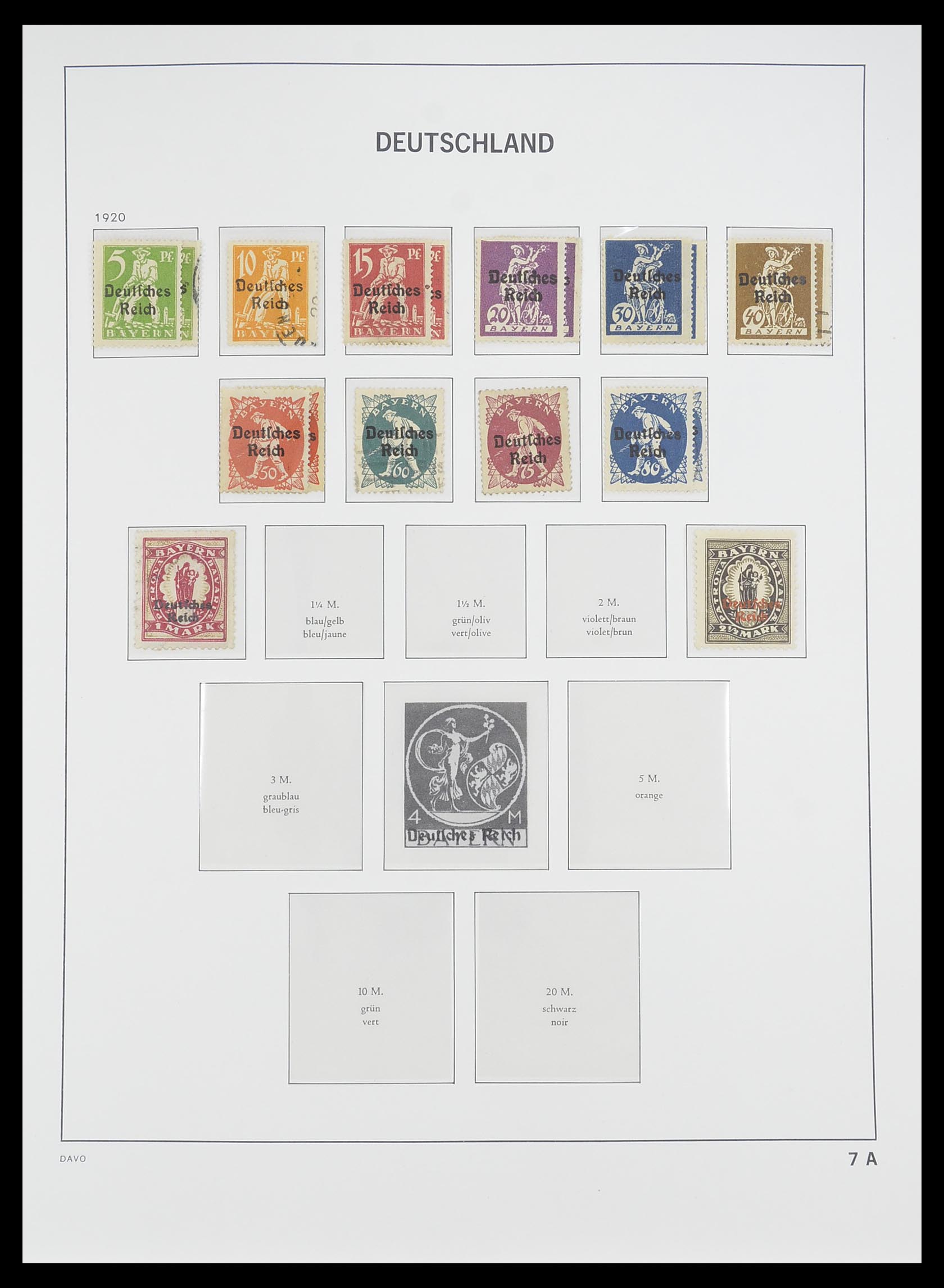 33476 008 - Postzegelverzameling 33476 Duitse Rijk 1872-1945.