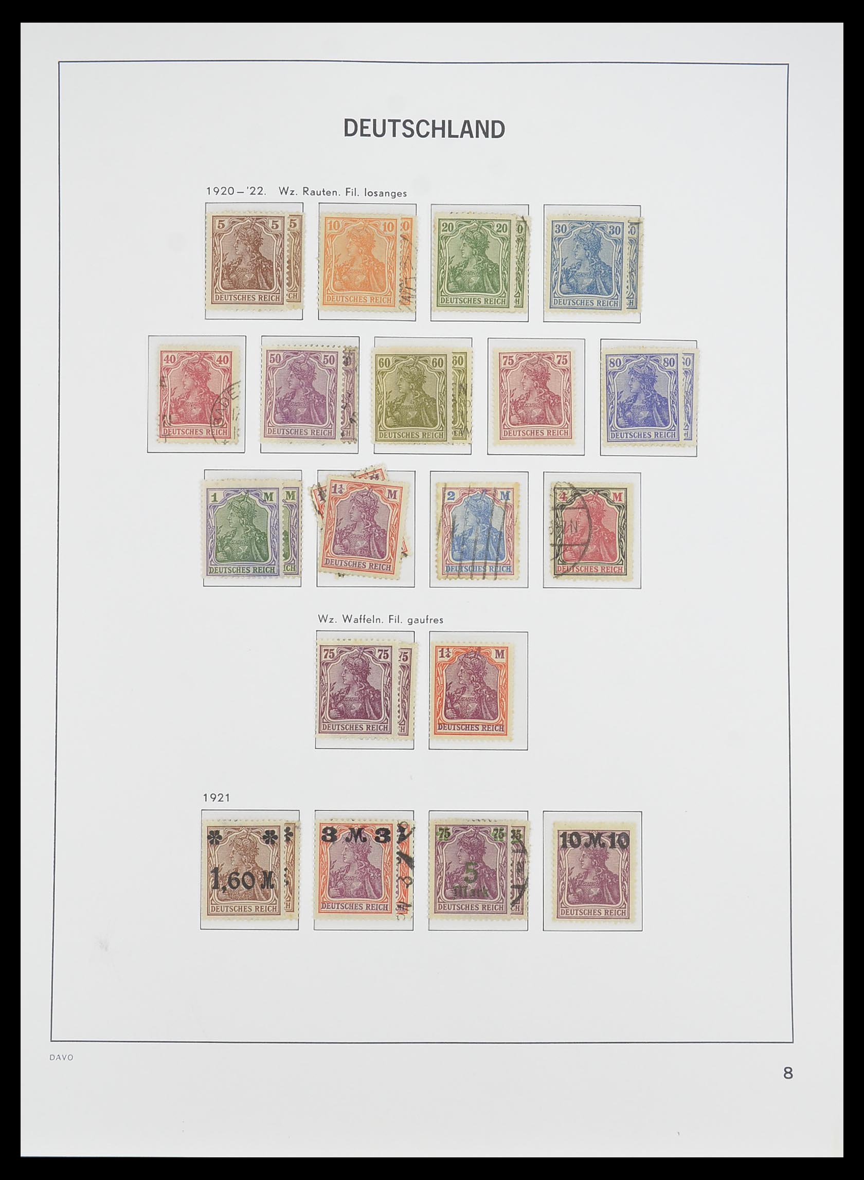 33476 009 - Postzegelverzameling 33476 Duitse Rijk 1872-1945.