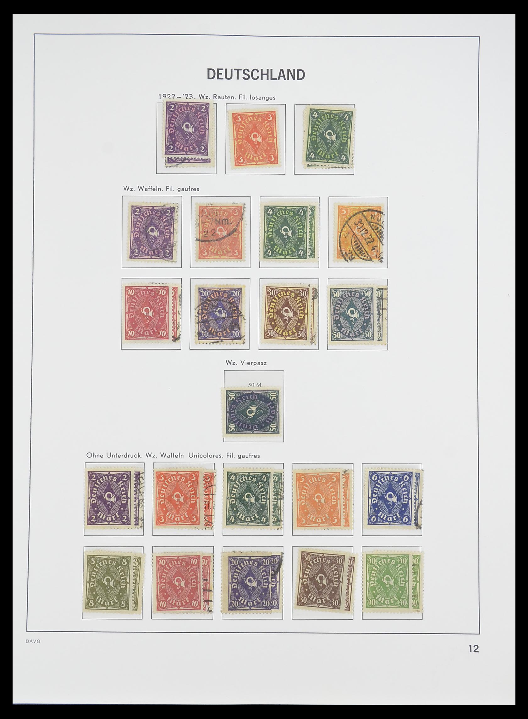 33476 013 - Stamp collection 33476 German Reich 1872-1945.