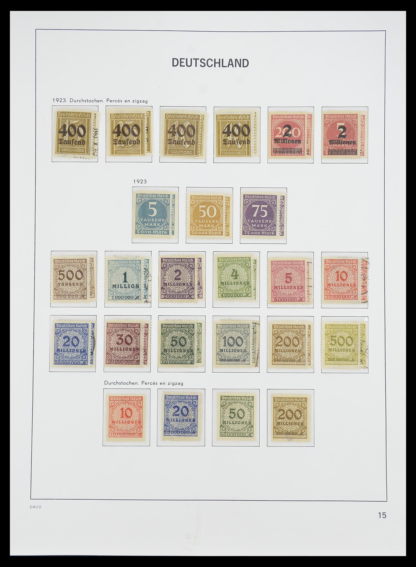 33476 016 - Stamp collection 33476 German Reich 1872-1945.
