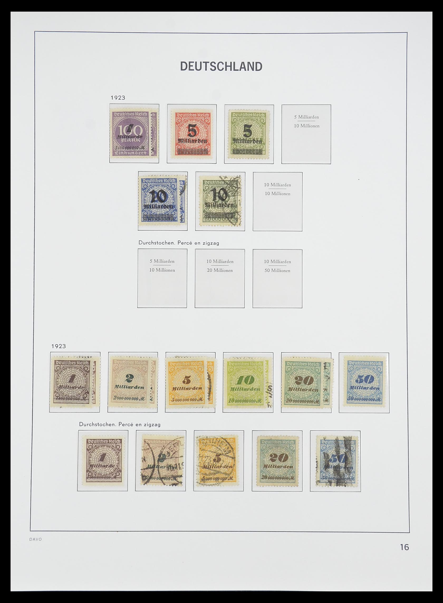 33476 017 - Stamp collection 33476 German Reich 1872-1945.