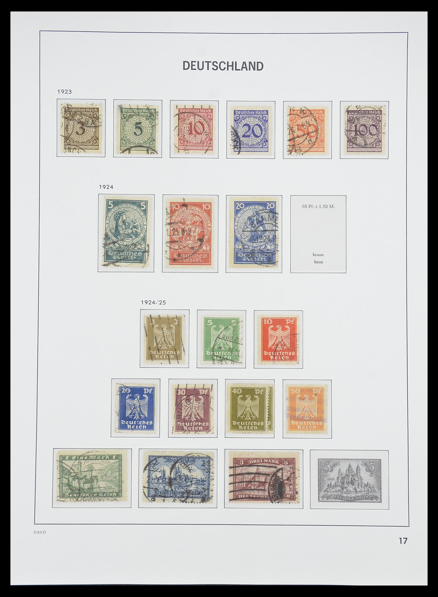 33476 018 - Stamp collection 33476 German Reich 1872-1945.