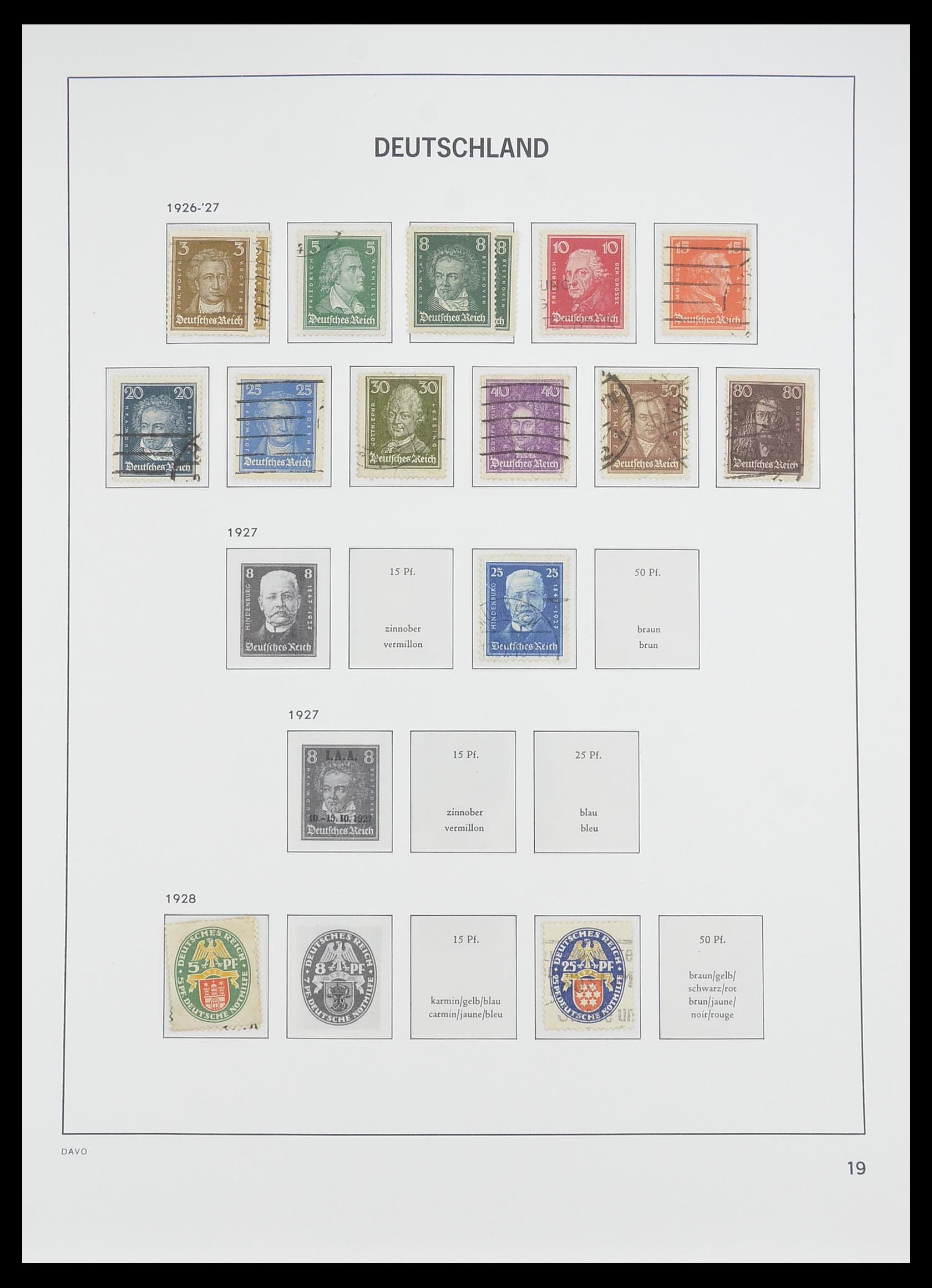 33476 020 - Stamp collection 33476 German Reich 1872-1945.