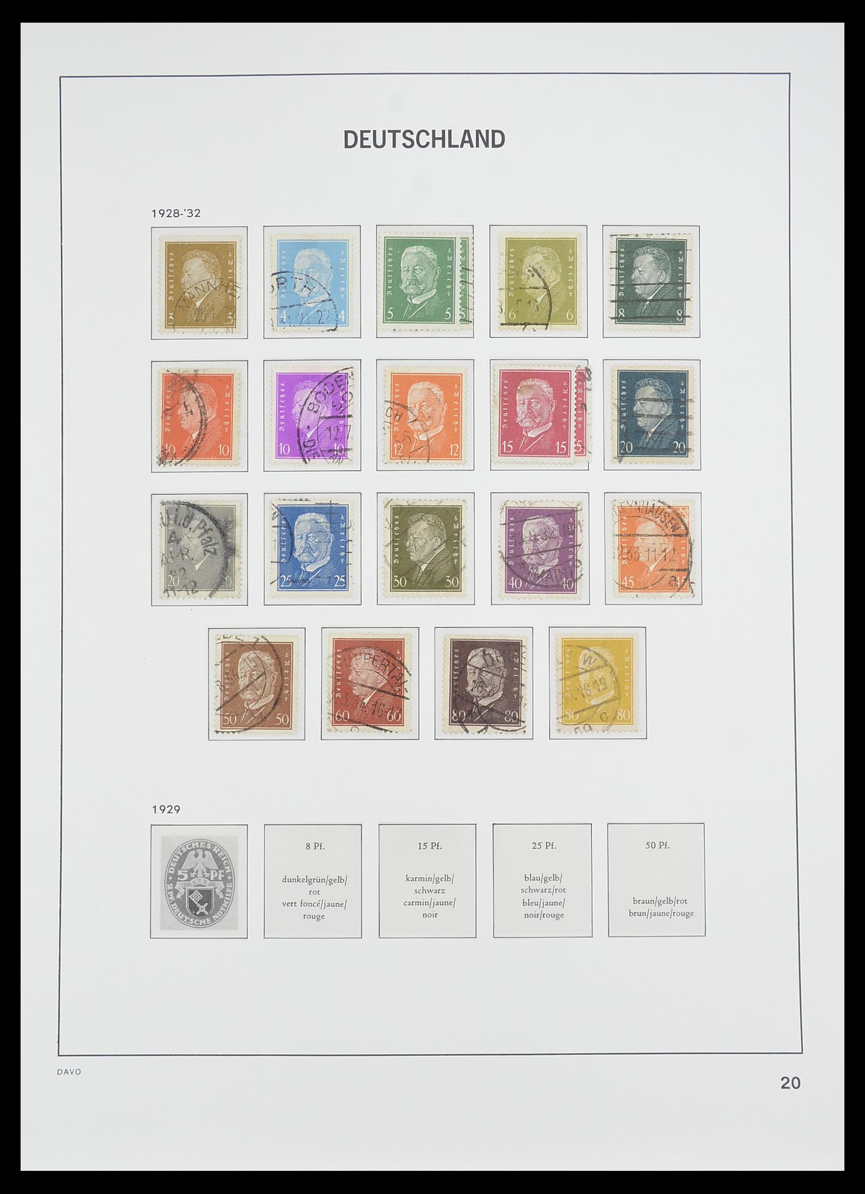 33476 021 - Postzegelverzameling 33476 Duitse Rijk 1872-1945.