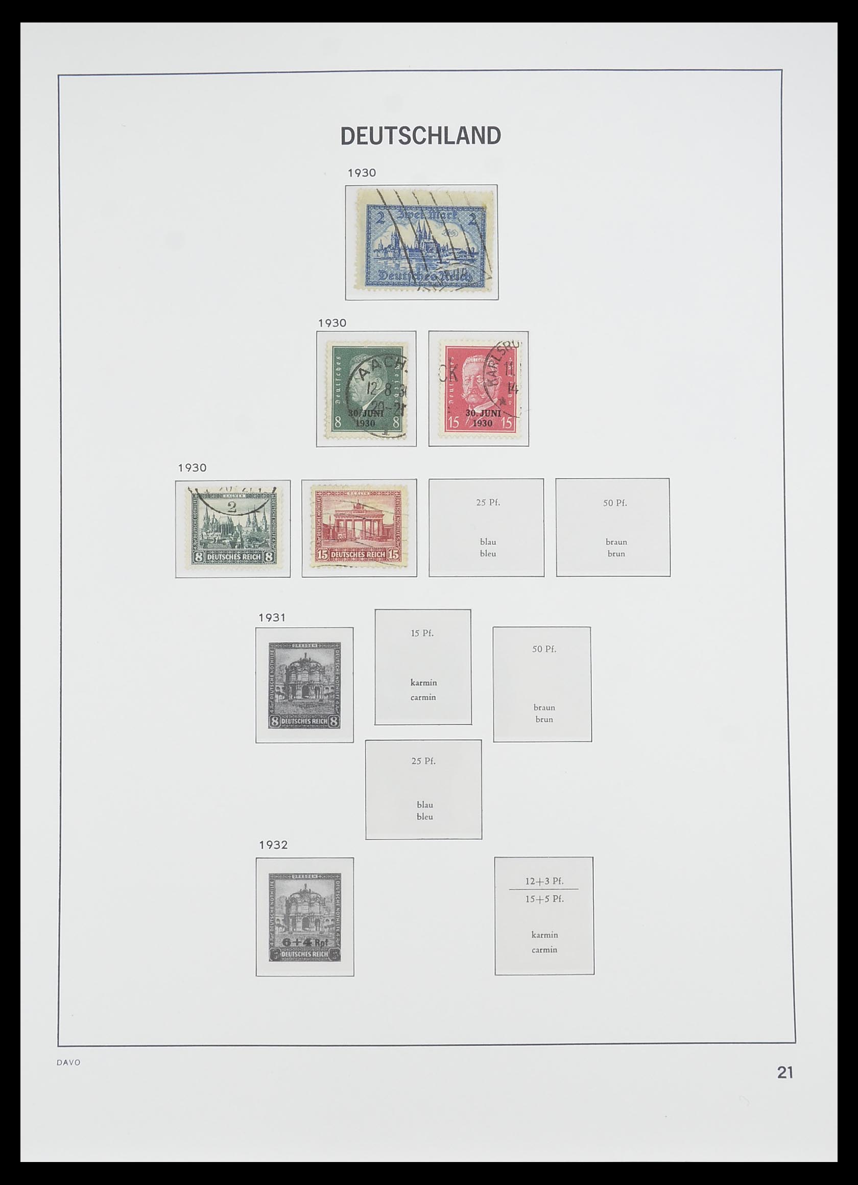 33476 022 - Stamp collection 33476 German Reich 1872-1945.