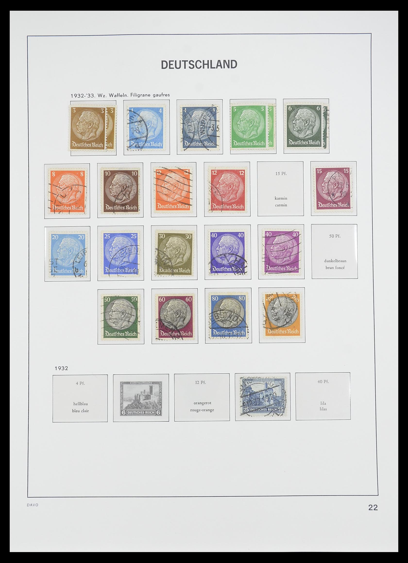 33476 023 - Stamp collection 33476 German Reich 1872-1945.