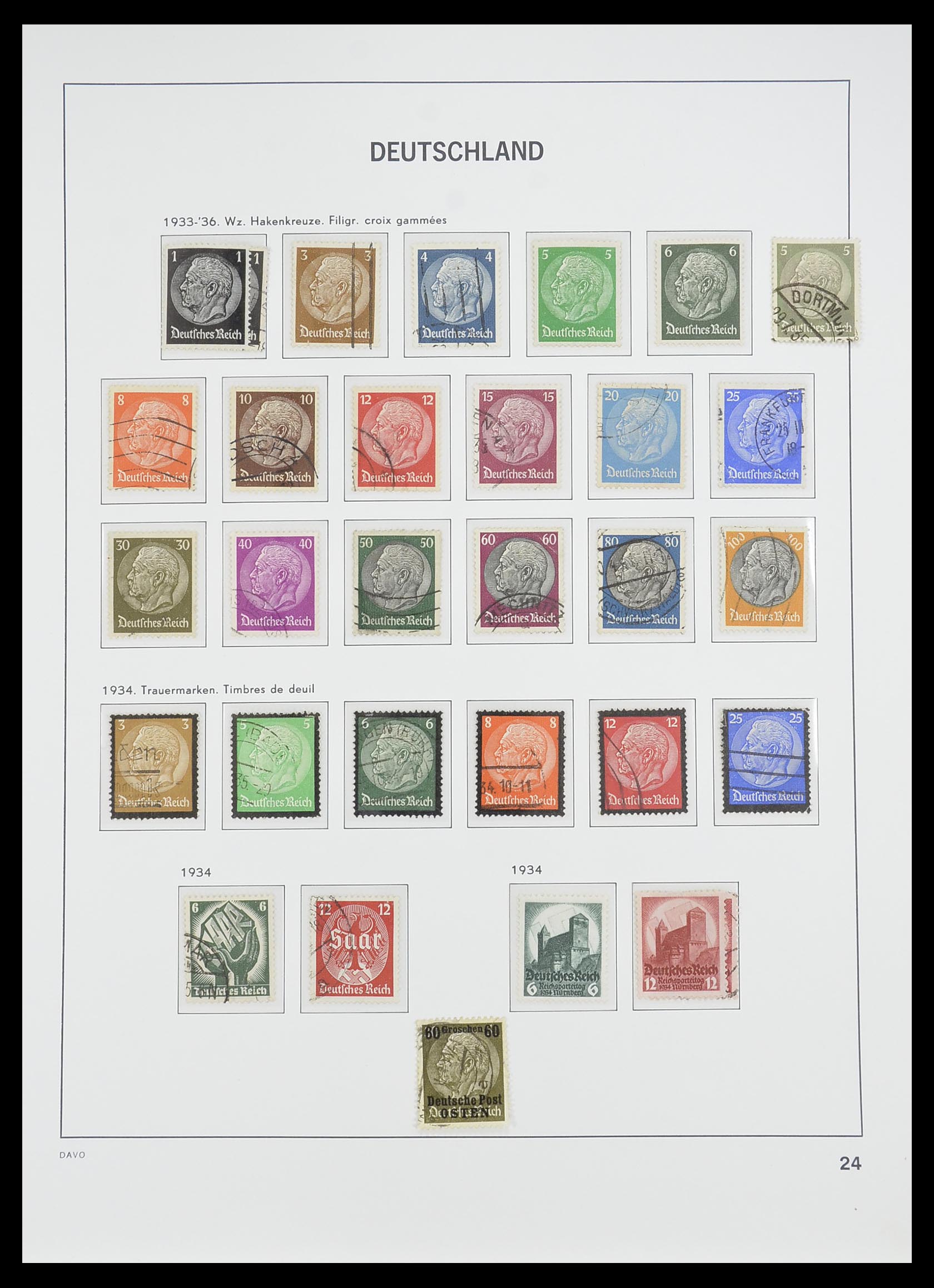 33476 025 - Postzegelverzameling 33476 Duitse Rijk 1872-1945.