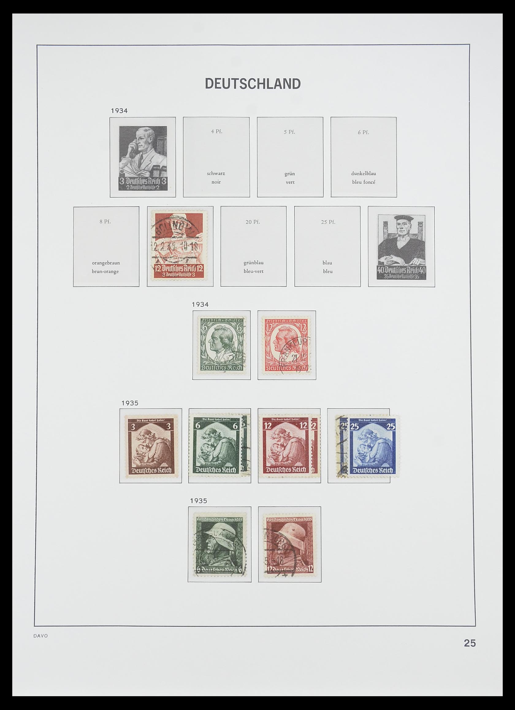 33476 026 - Postzegelverzameling 33476 Duitse Rijk 1872-1945.