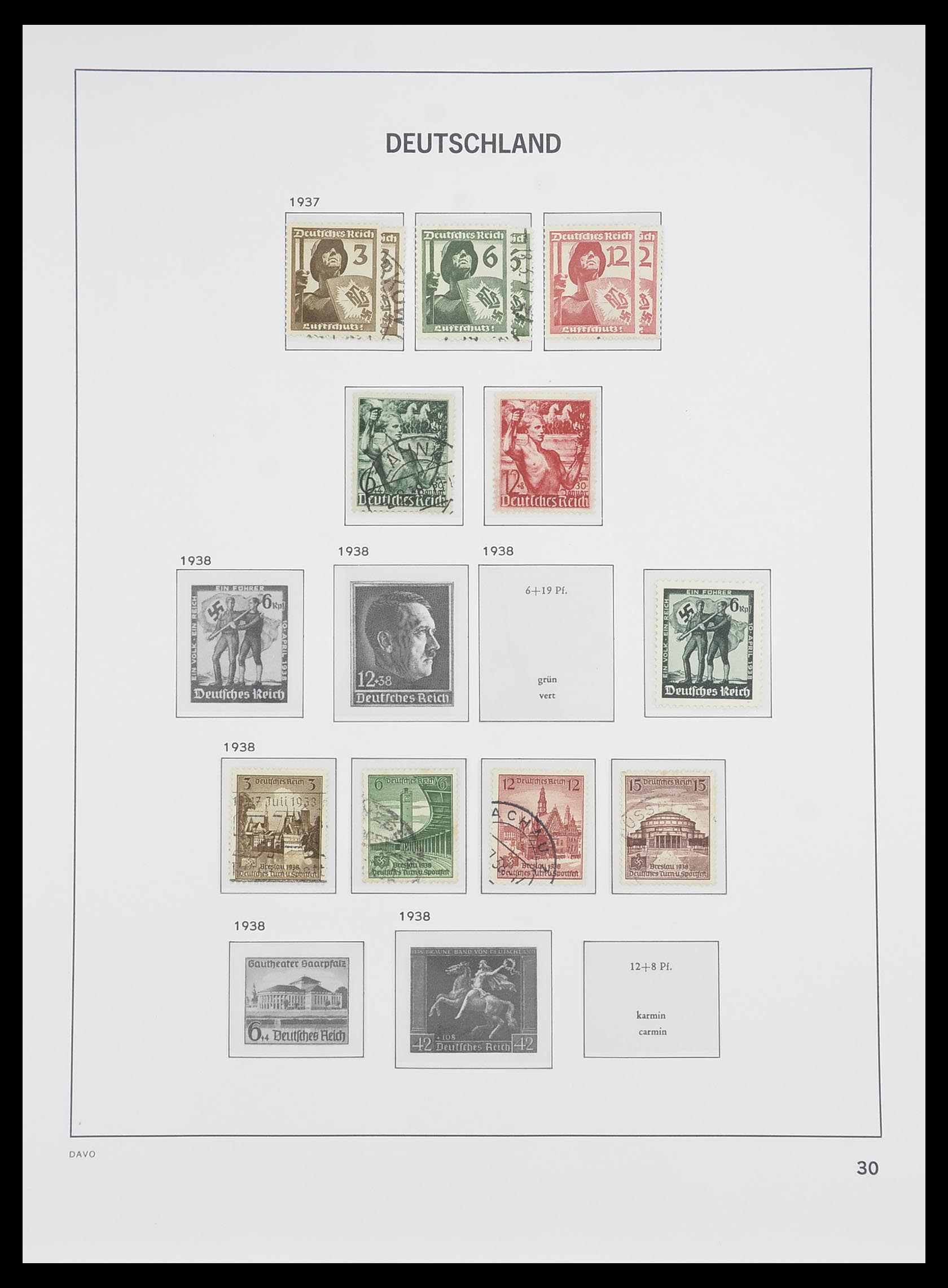 33476 031 - Stamp collection 33476 German Reich 1872-1945.