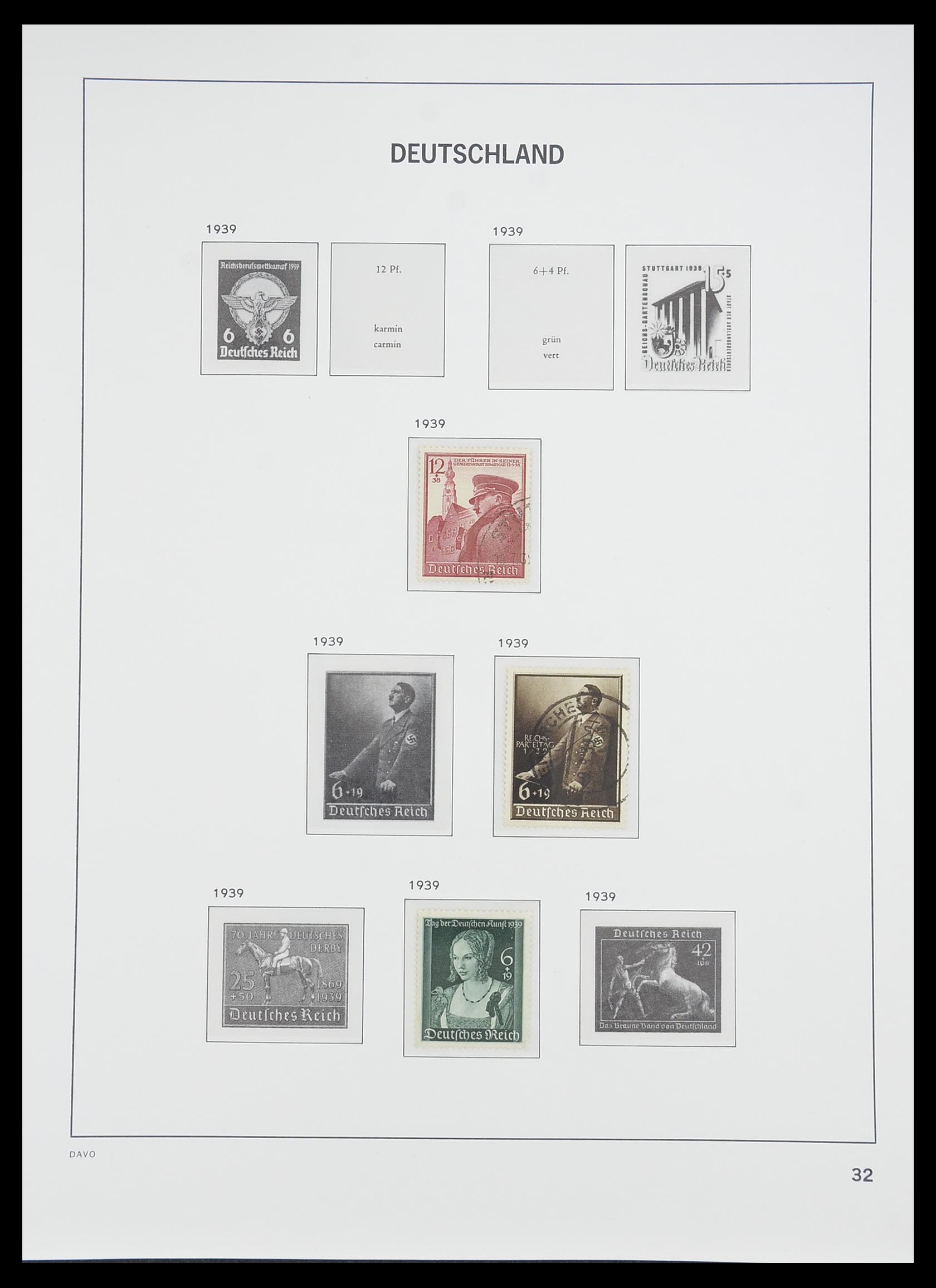 33476 033 - Postzegelverzameling 33476 Duitse Rijk 1872-1945.