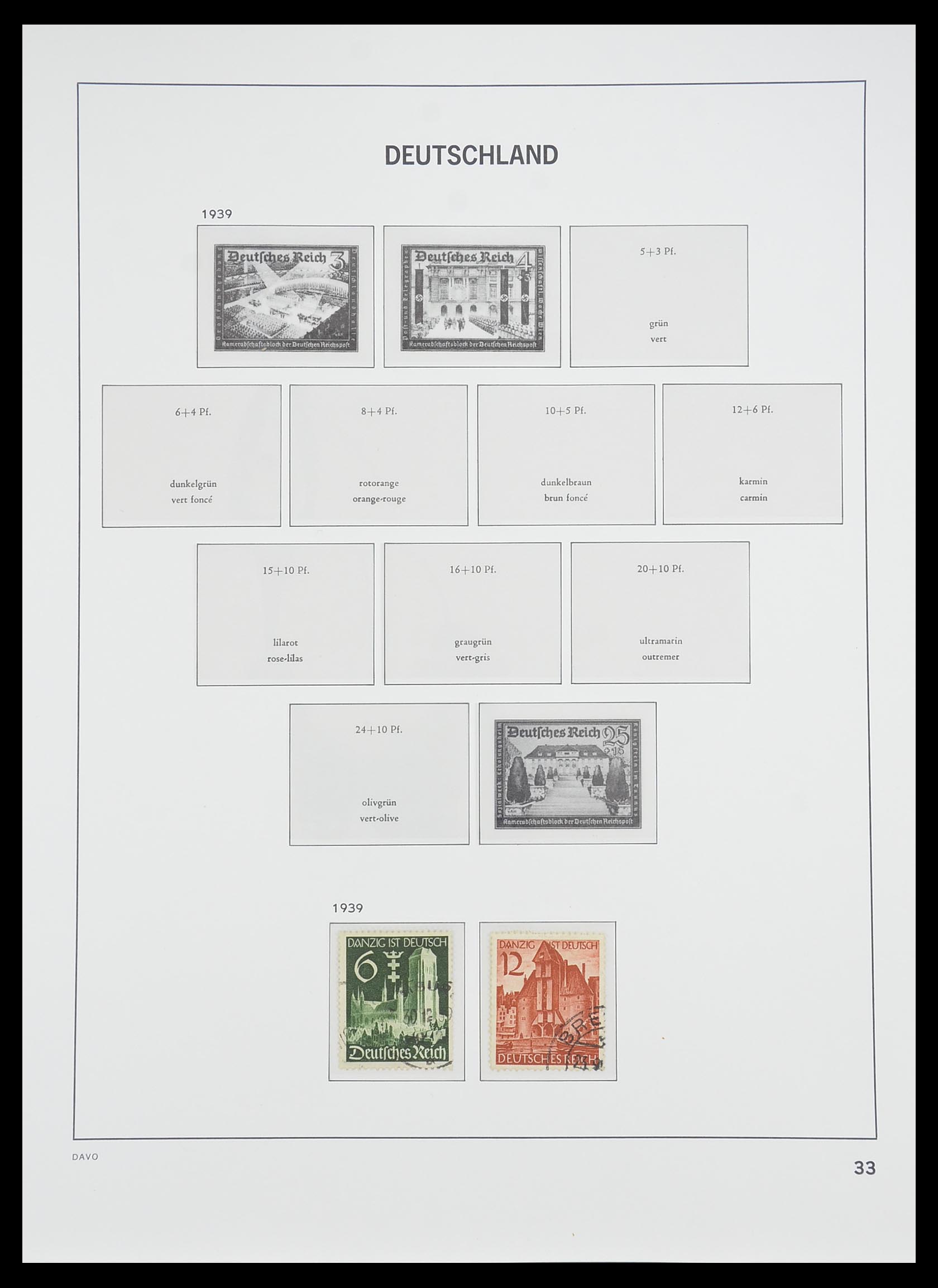 33476 034 - Stamp collection 33476 German Reich 1872-1945.