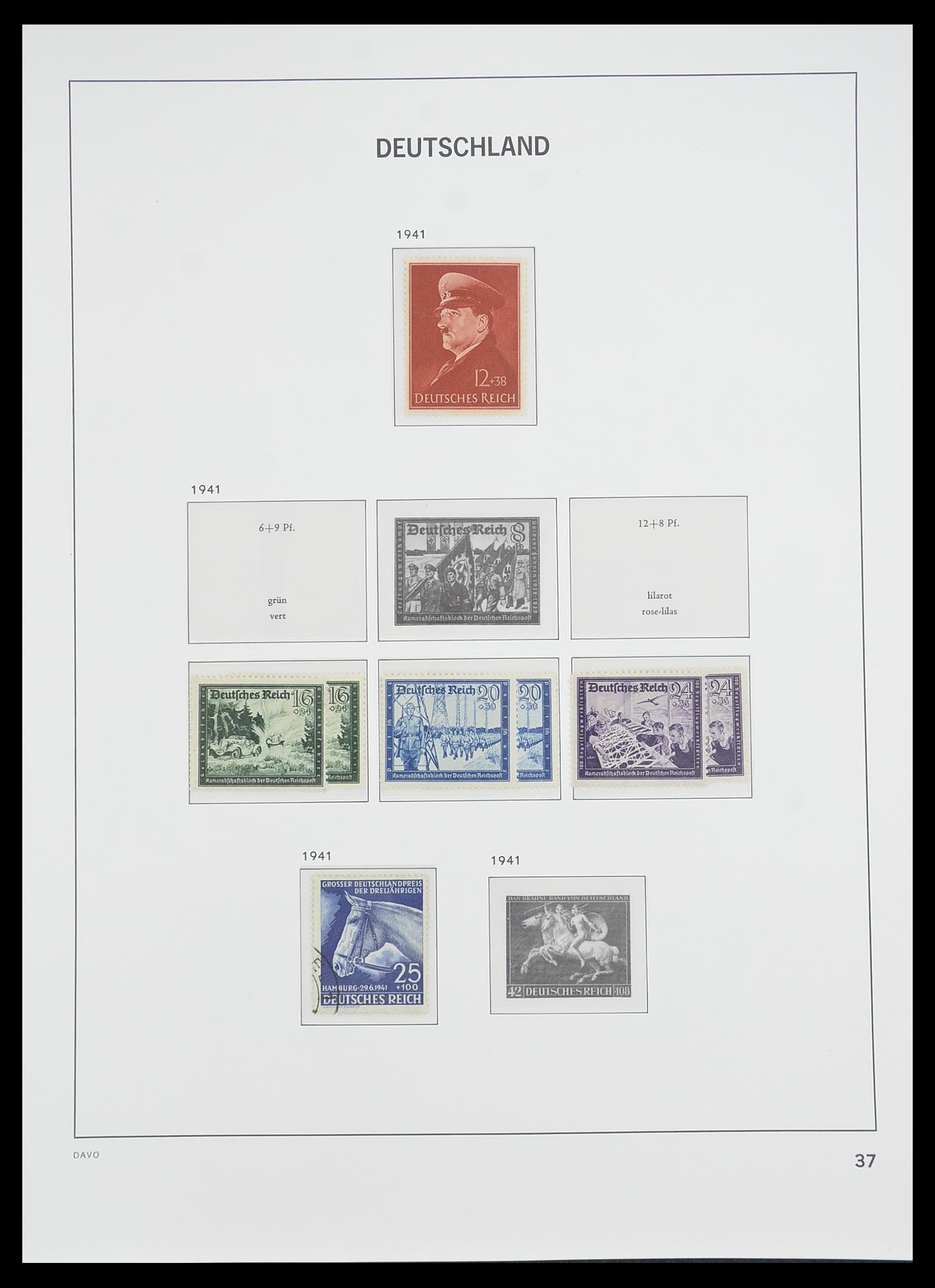 33476 038 - Postzegelverzameling 33476 Duitse Rijk 1872-1945.