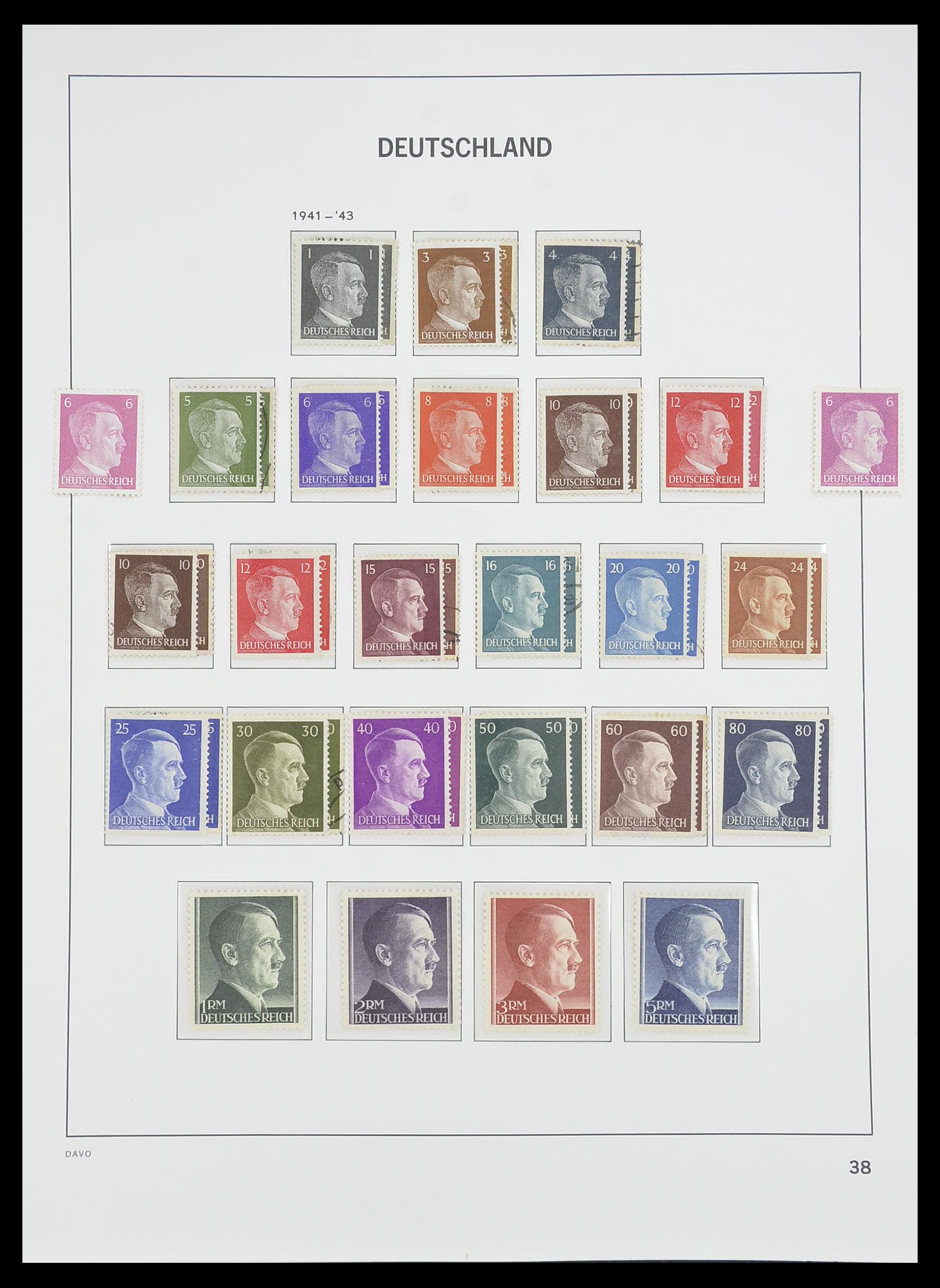 33476 039 - Postzegelverzameling 33476 Duitse Rijk 1872-1945.