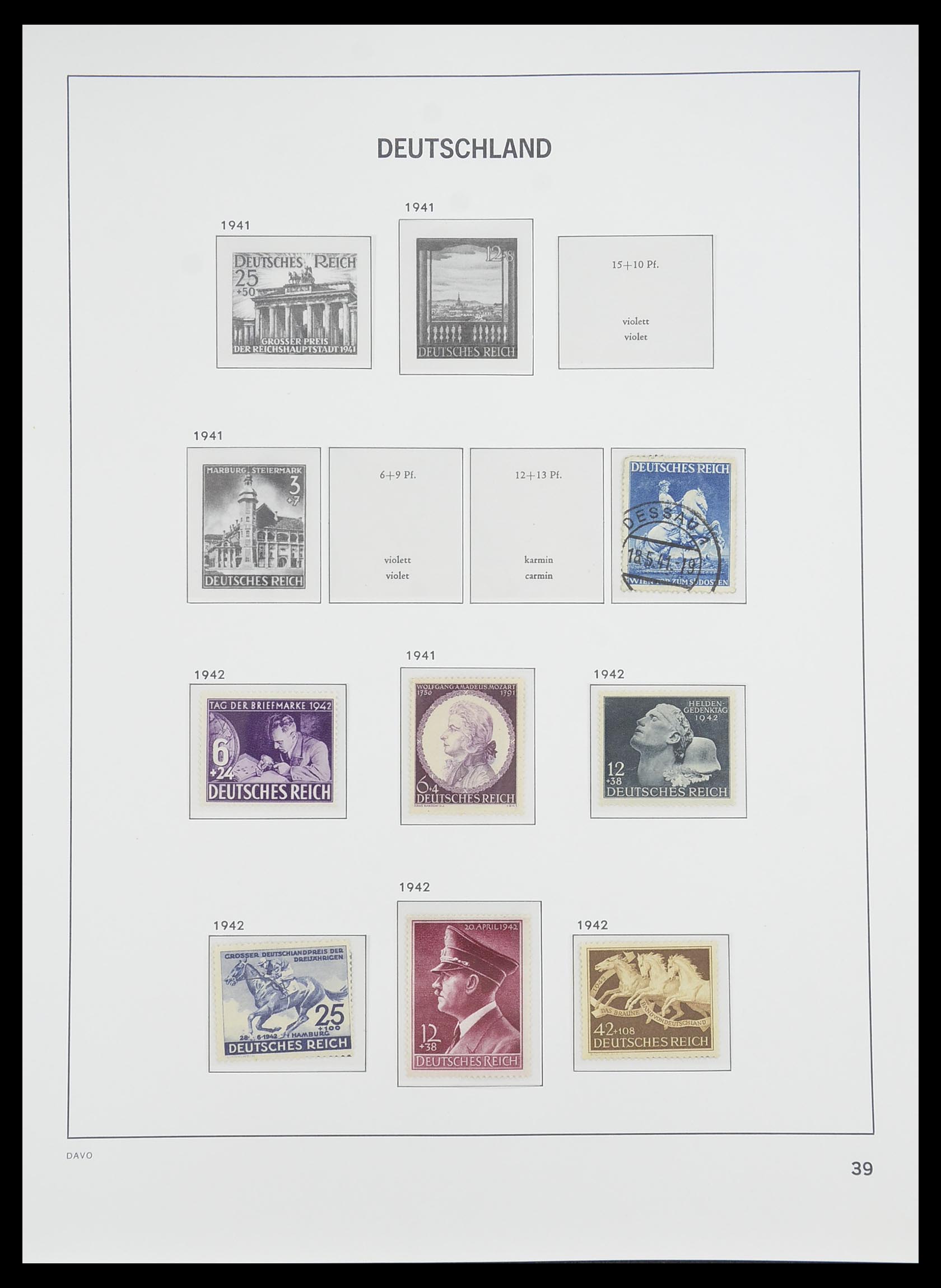 33476 040 - Stamp collection 33476 German Reich 1872-1945.