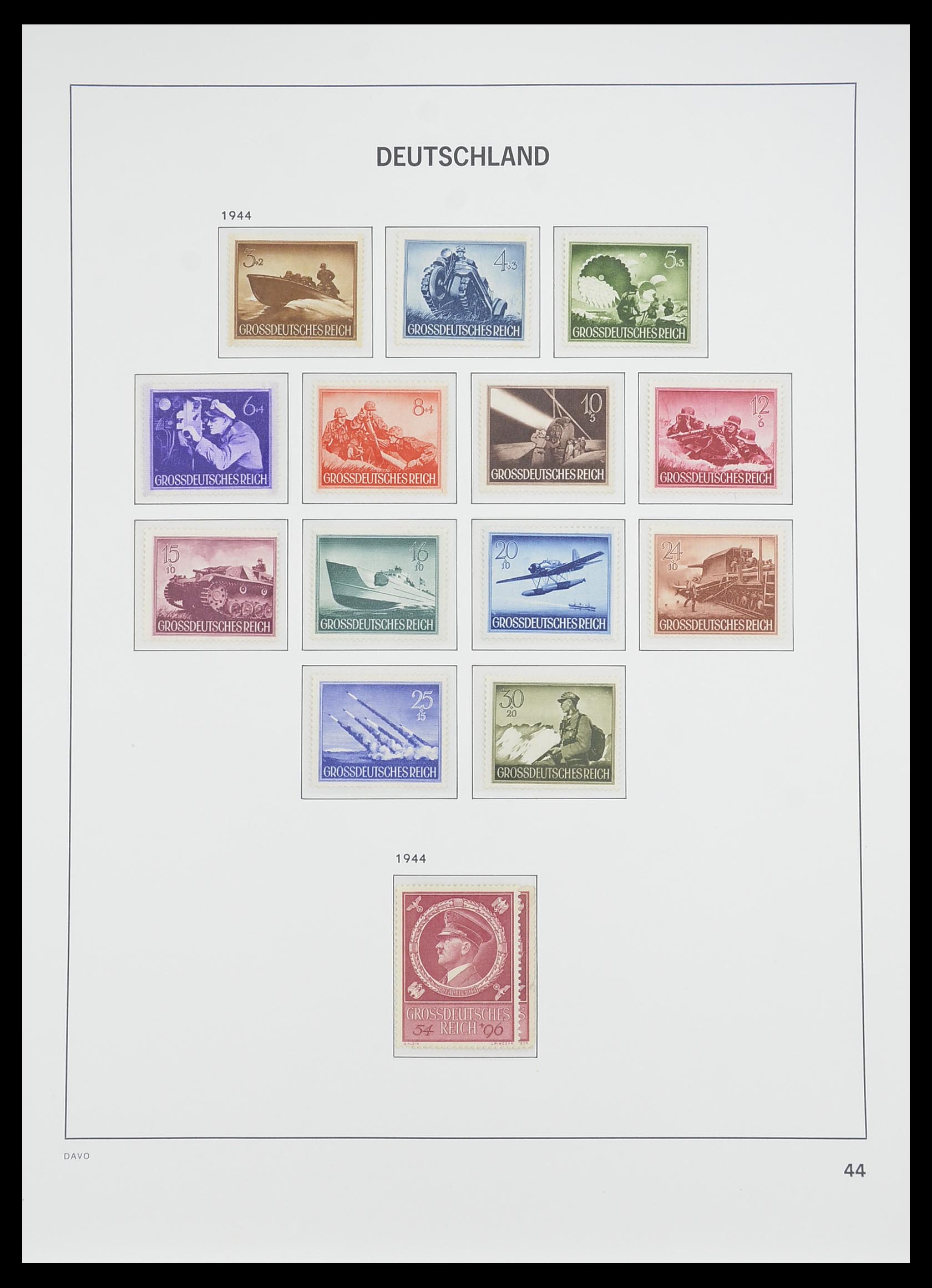 33476 045 - Postzegelverzameling 33476 Duitse Rijk 1872-1945.
