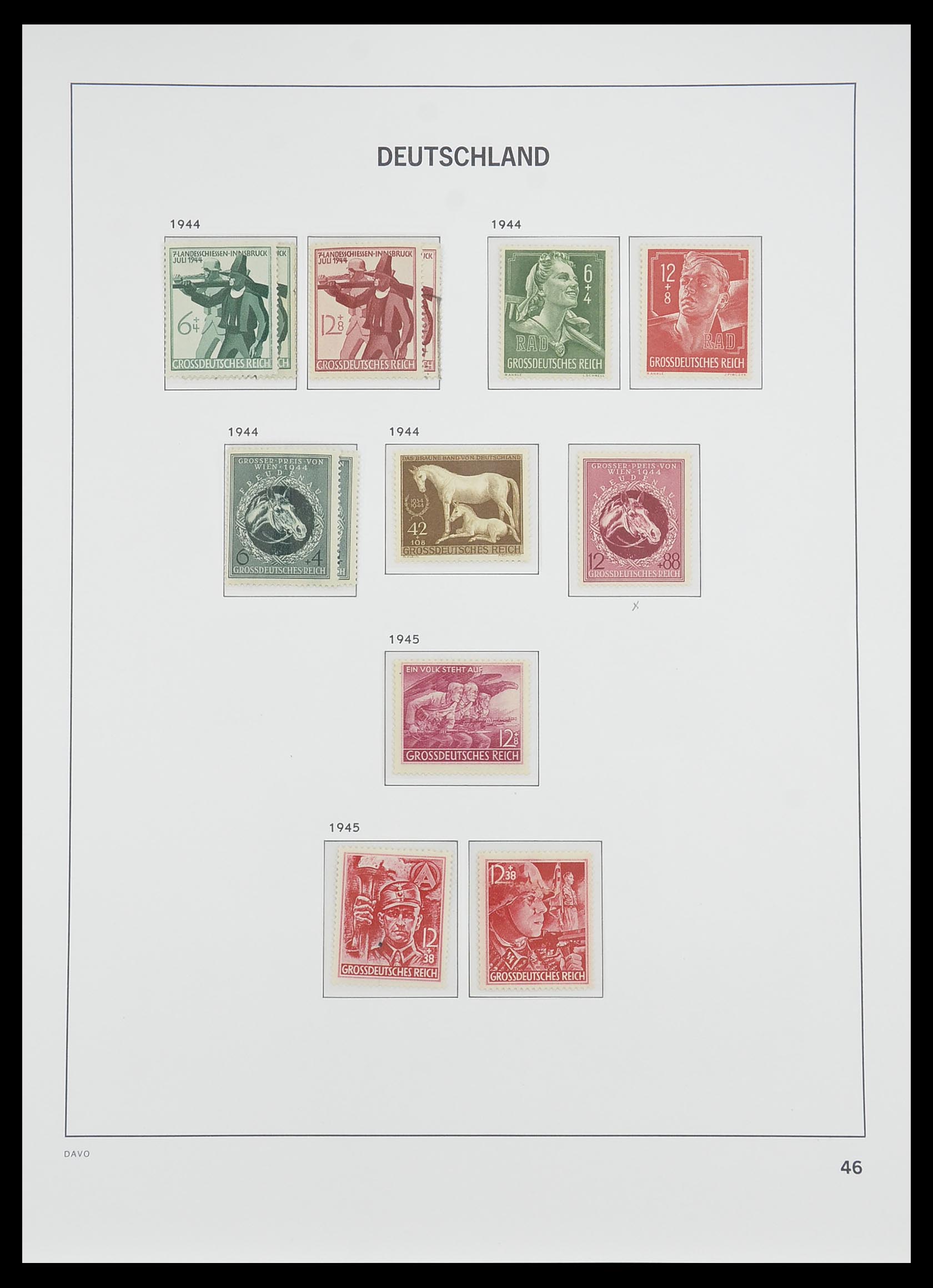 33476 047 - Stamp collection 33476 German Reich 1872-1945.