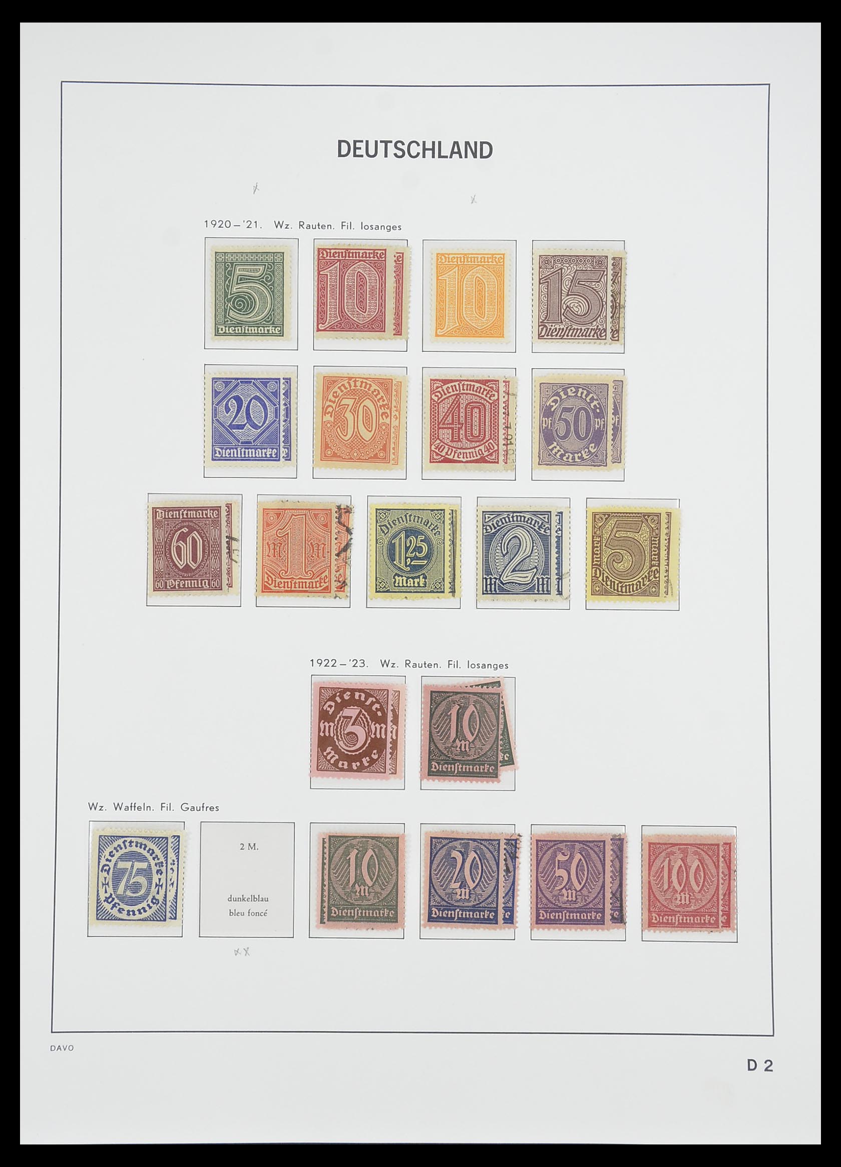33476 057 - Stamp collection 33476 German Reich 1872-1945.