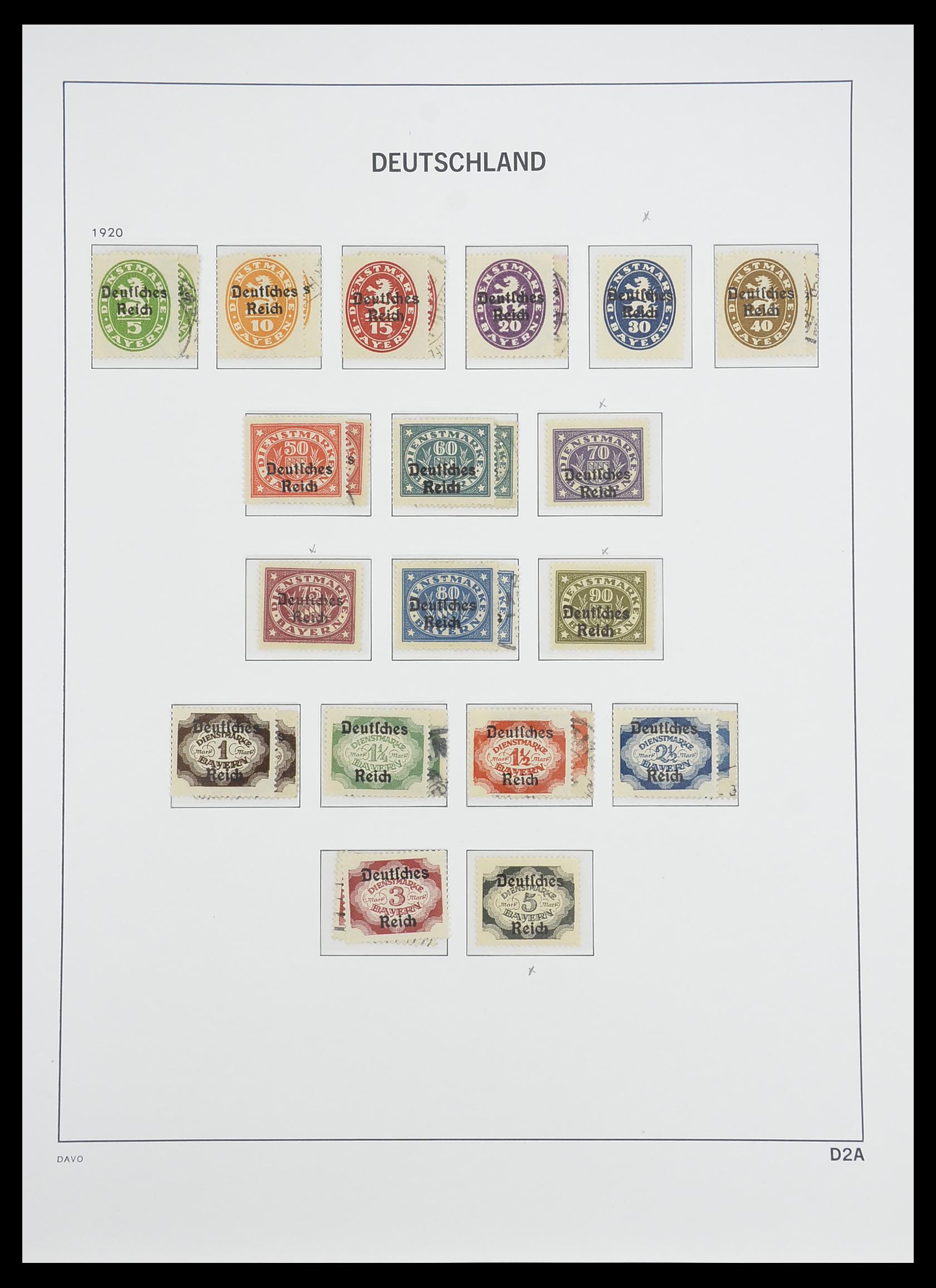 33476 058 - Stamp collection 33476 German Reich 1872-1945.