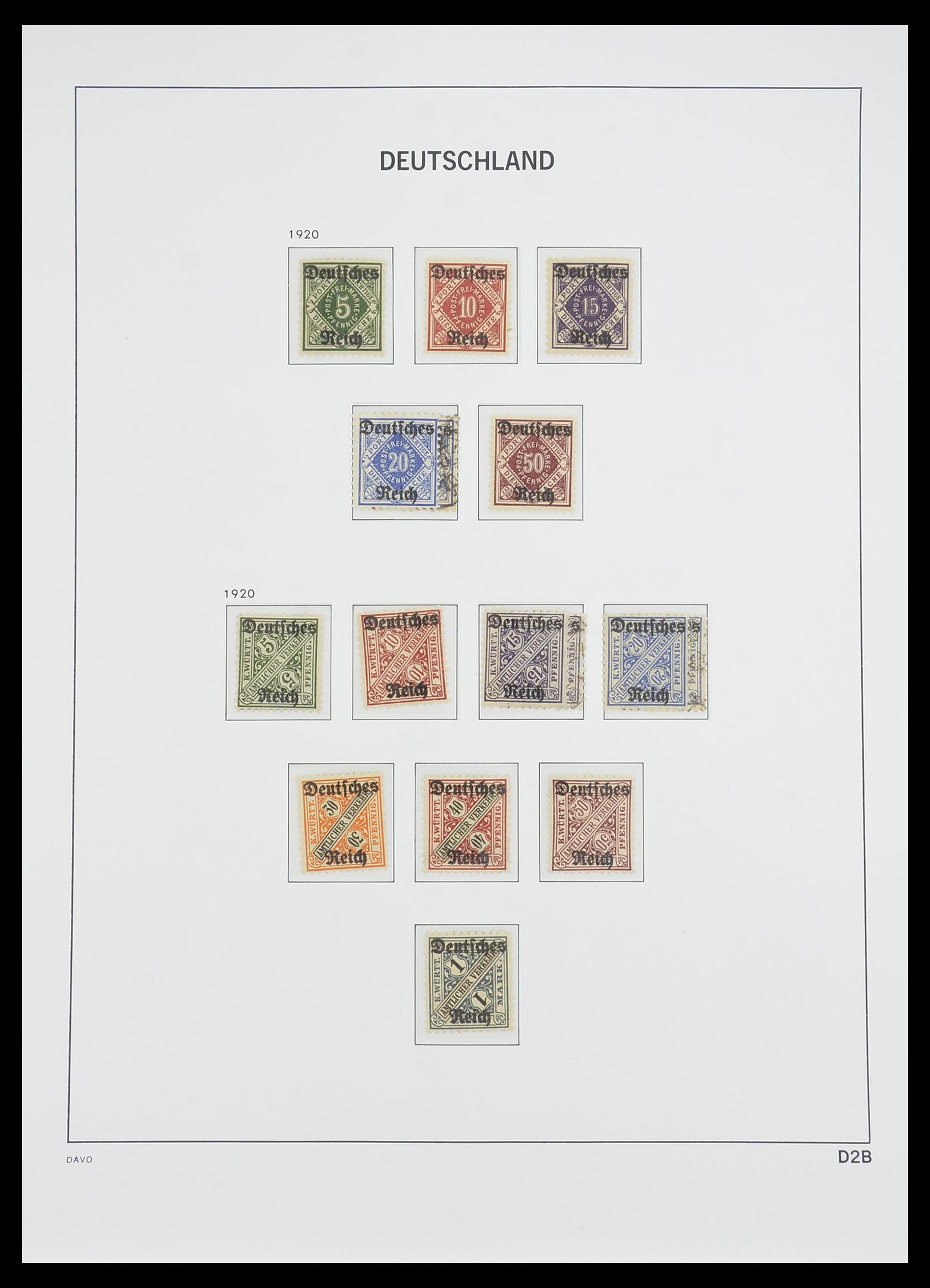 33476 059 - Postzegelverzameling 33476 Duitse Rijk 1872-1945.