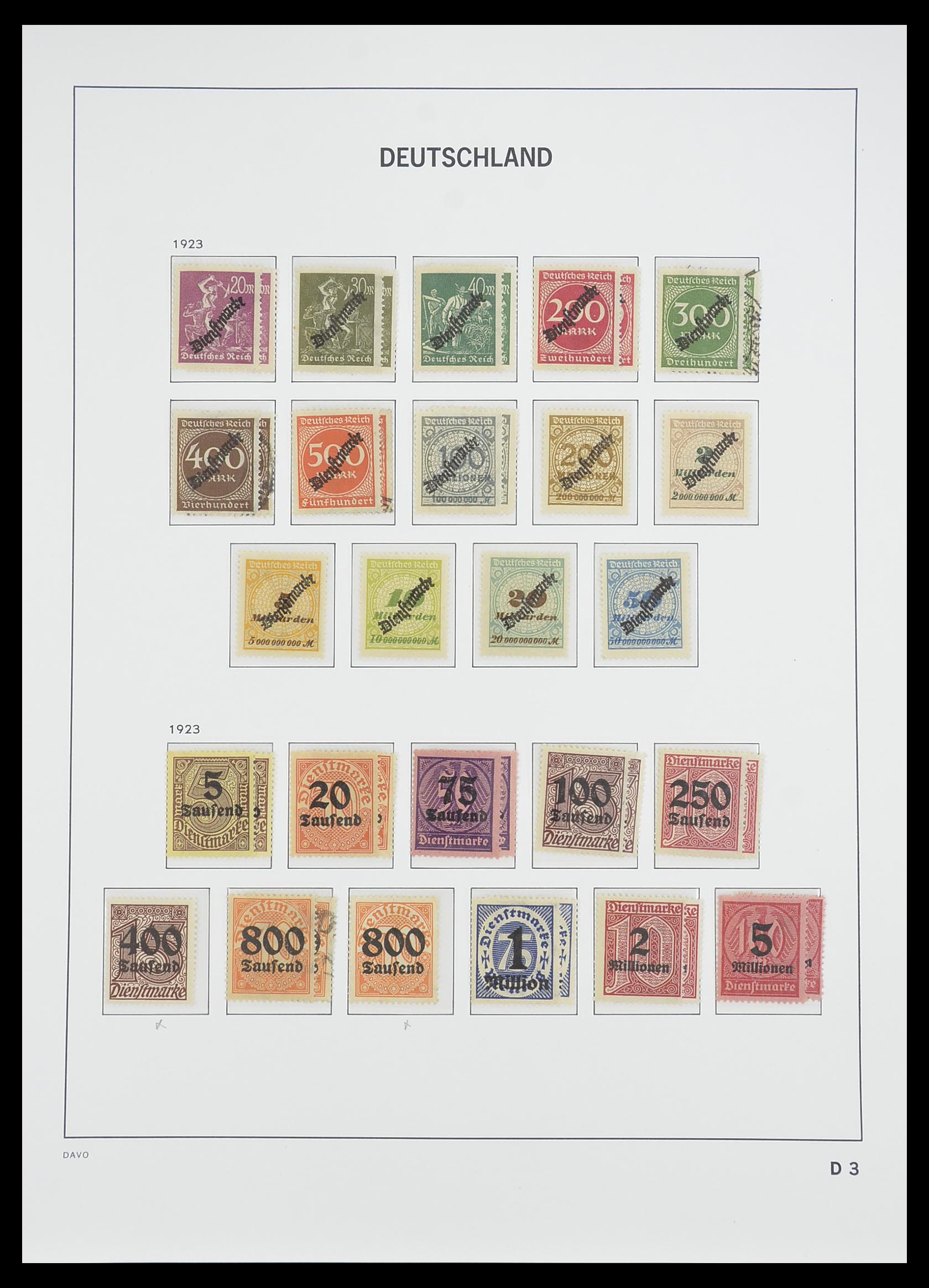 33476 060 - Stamp collection 33476 German Reich 1872-1945.