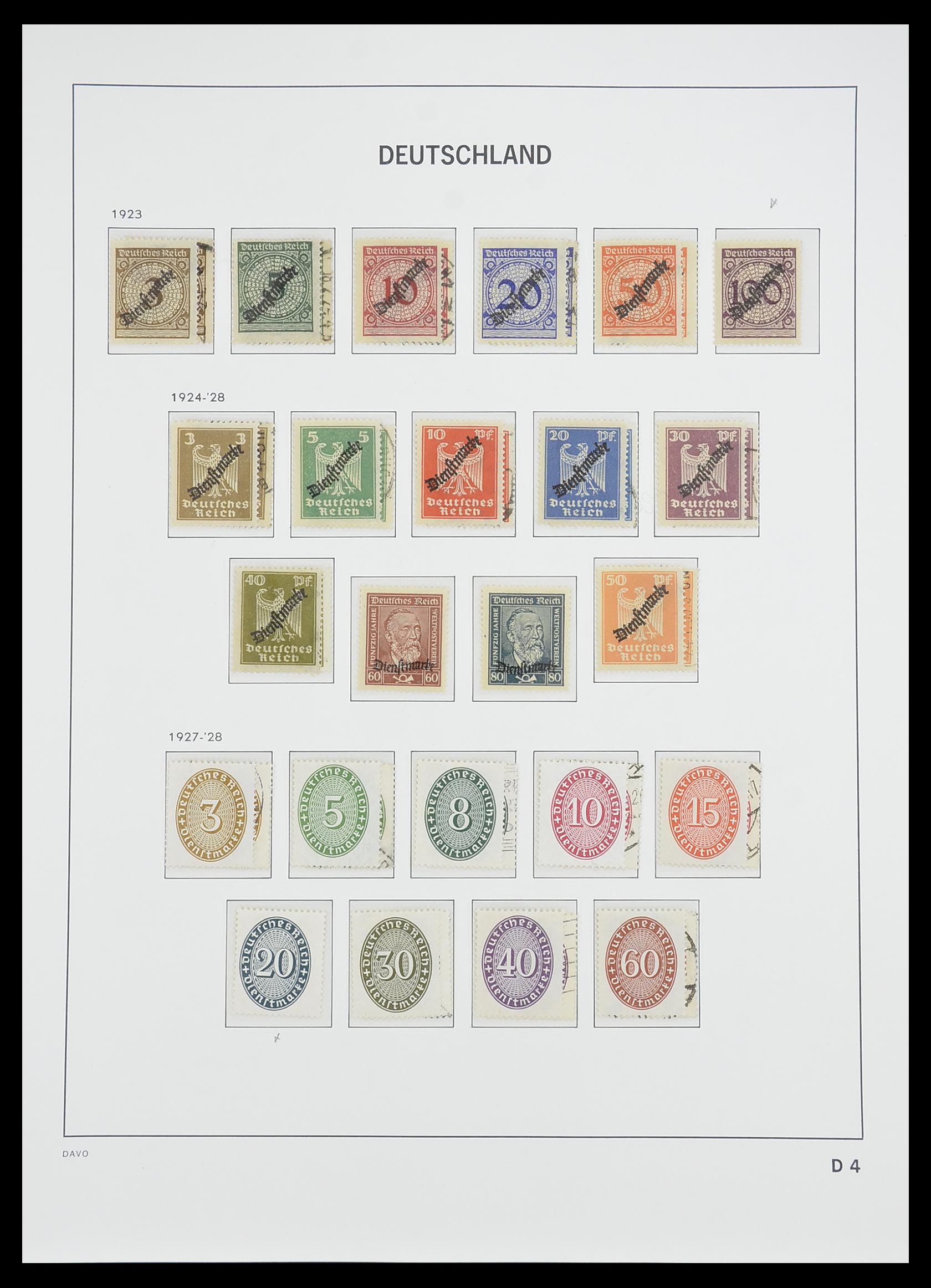 33476 061 - Postzegelverzameling 33476 Duitse Rijk 1872-1945.