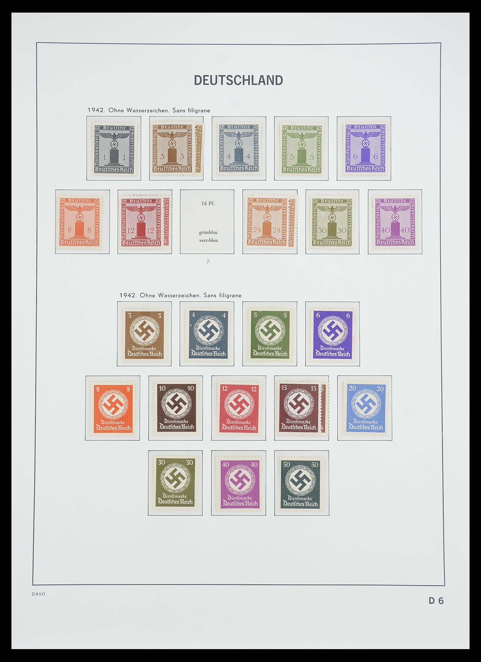 33476 063 - Stamp collection 33476 German Reich 1872-1945.