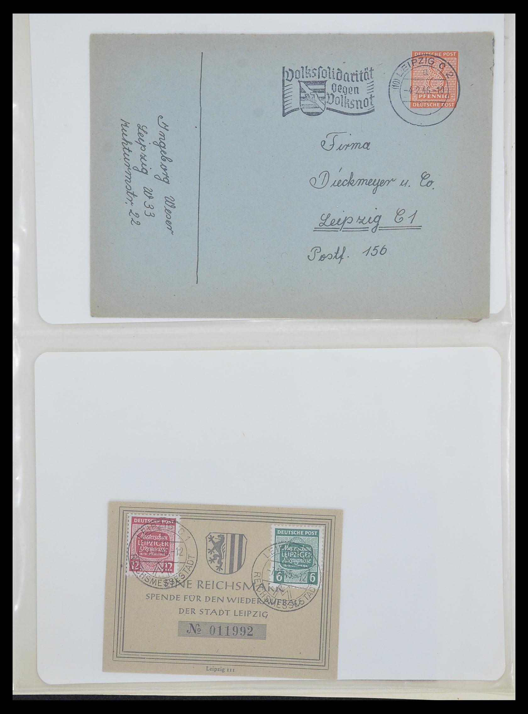 33478 016 - Stamp collection 33478 Sovjet Zone 1945-1949.