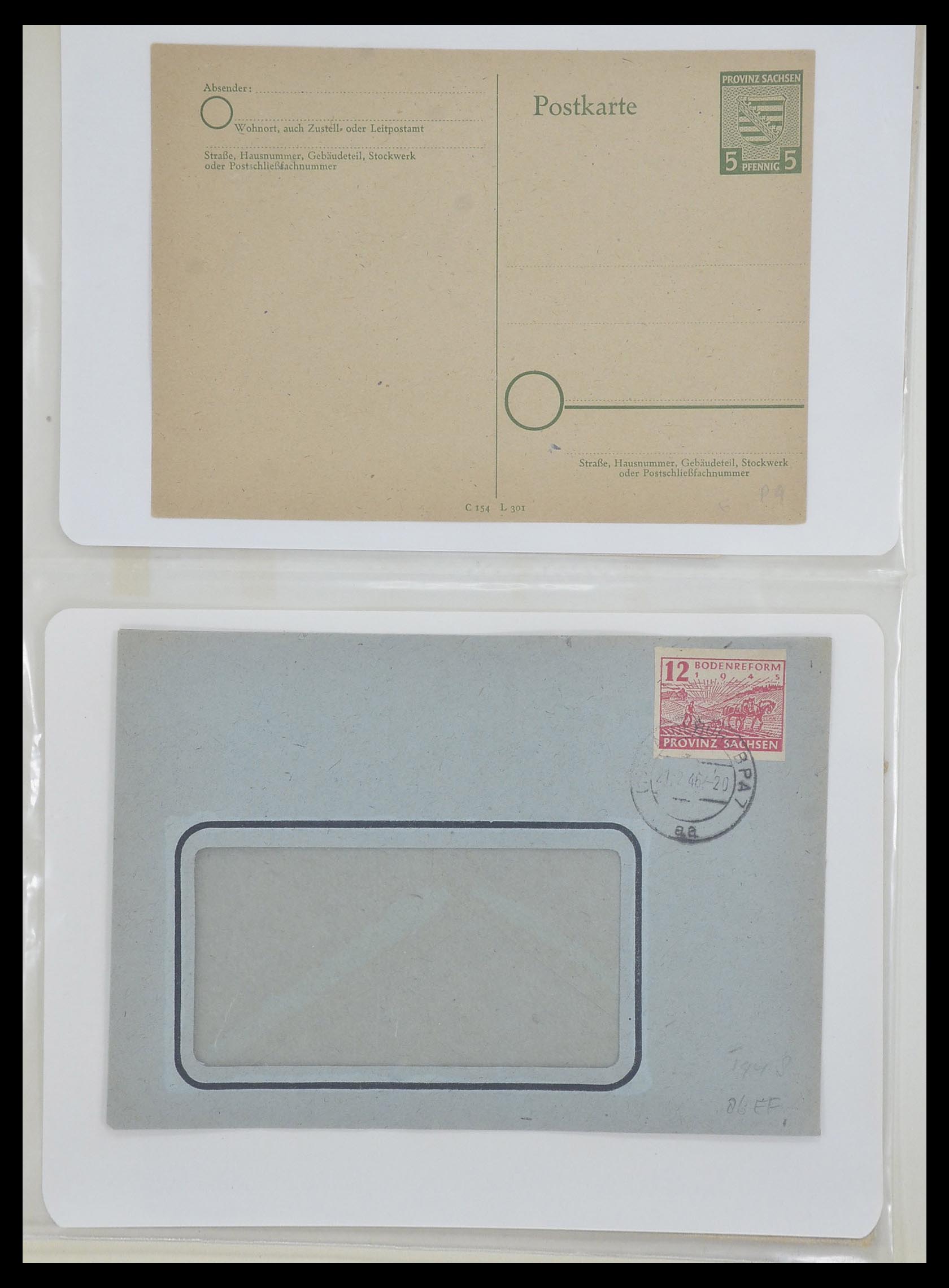 33478 025 - Postzegelverzameling 33478 Sovjet Zone 1945-1949.