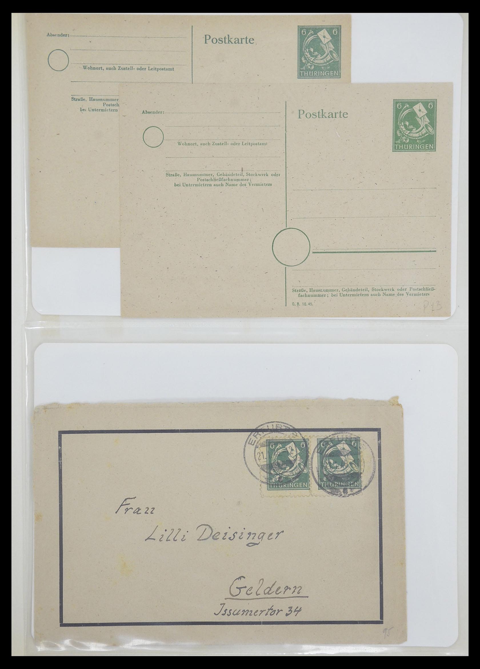 33478 026 - Postzegelverzameling 33478 Sovjet Zone 1945-1949.