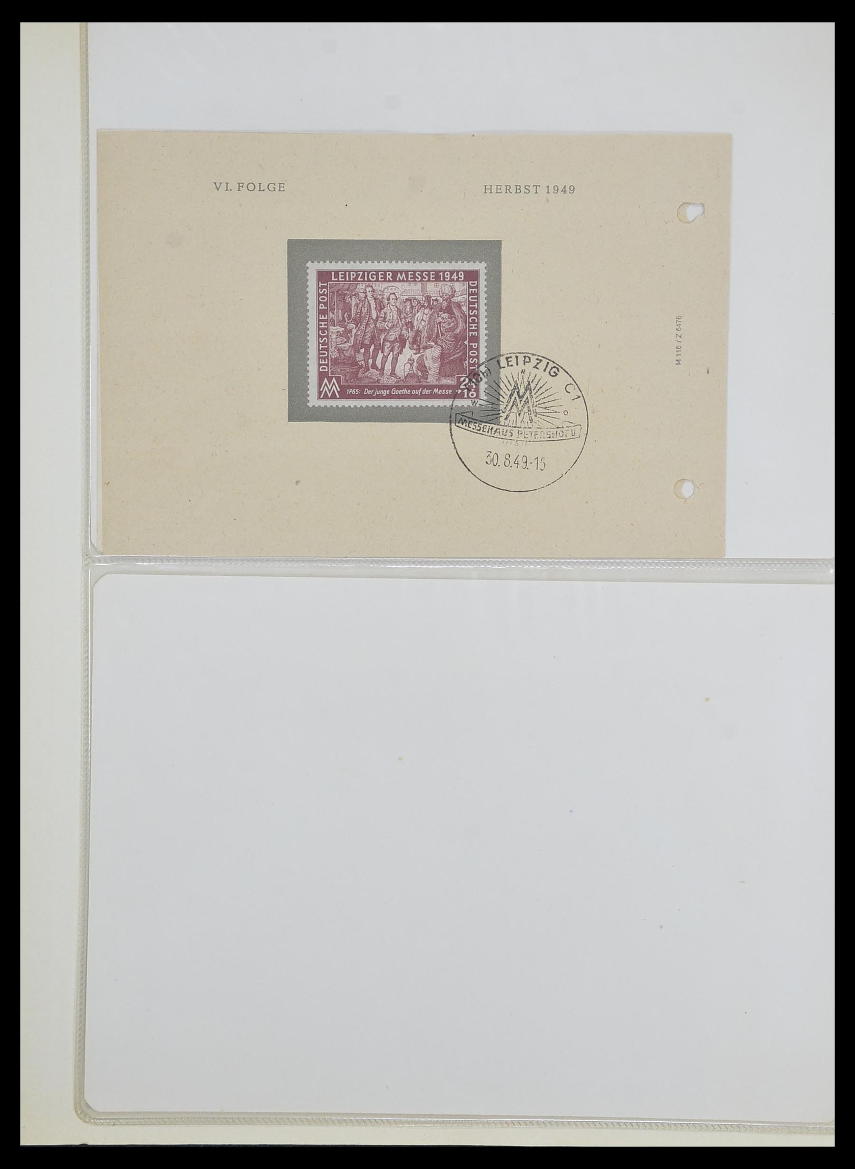 33478 035 - Postzegelverzameling 33478 Sovjet Zone 1945-1949.