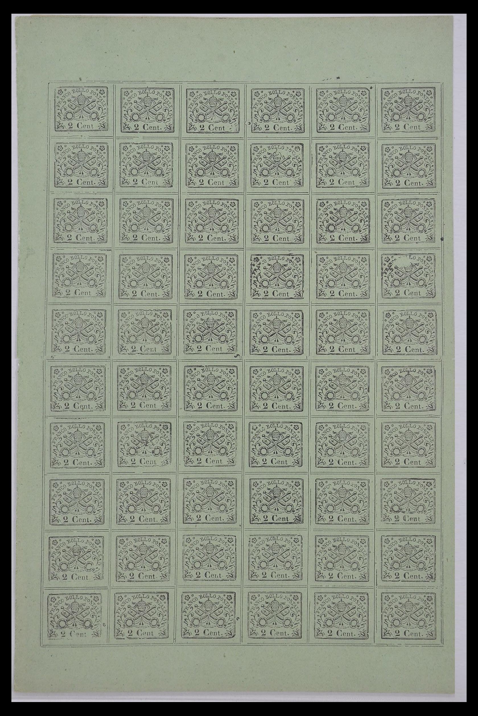 33479 002 - Postzegelverzameling 33479 Kerkelijke Staat 1852-1868.