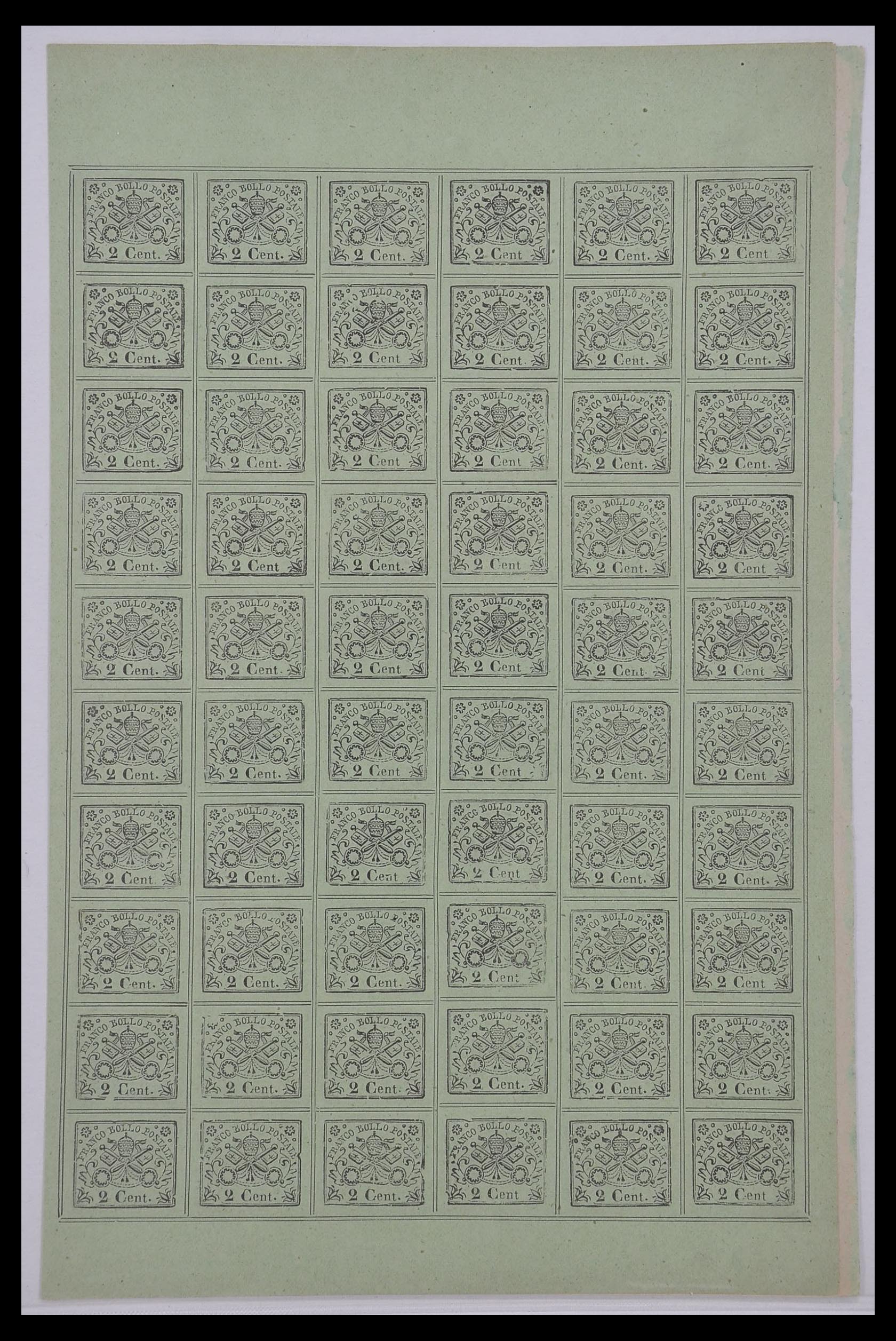 33479 003 - Stamp collection 33479 Papal State 1852-1868.