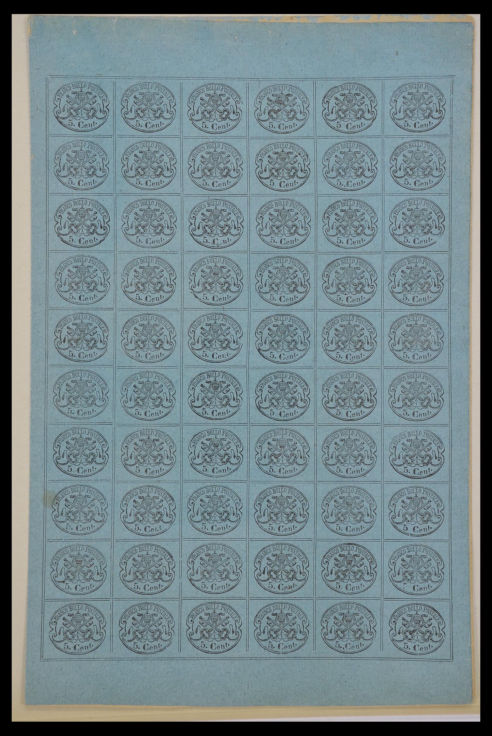 33479 007 - Postzegelverzameling 33479 Kerkelijke Staat 1852-1868.