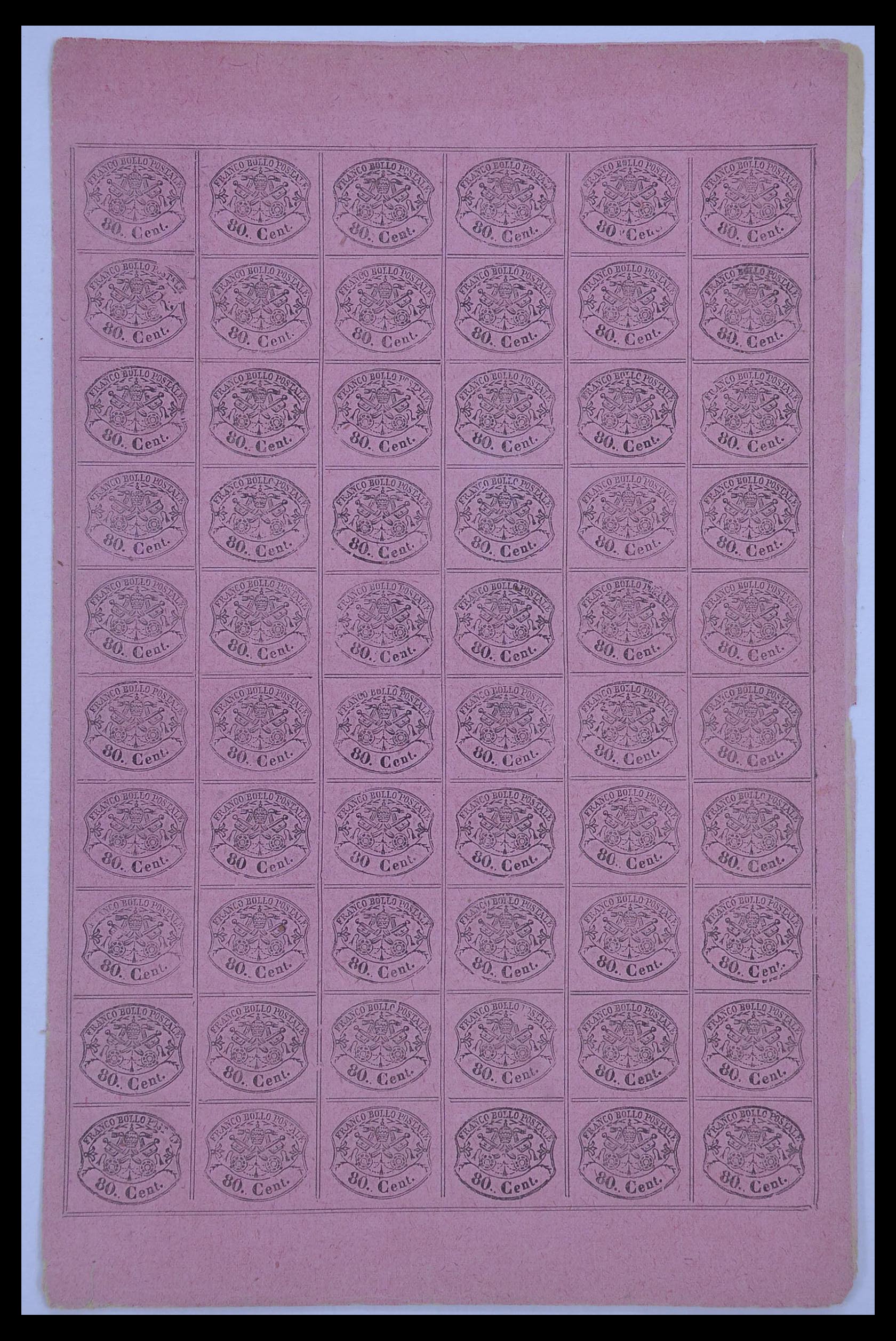 33479 015 - Postzegelverzameling 33479 Kerkelijke Staat 1852-1868.
