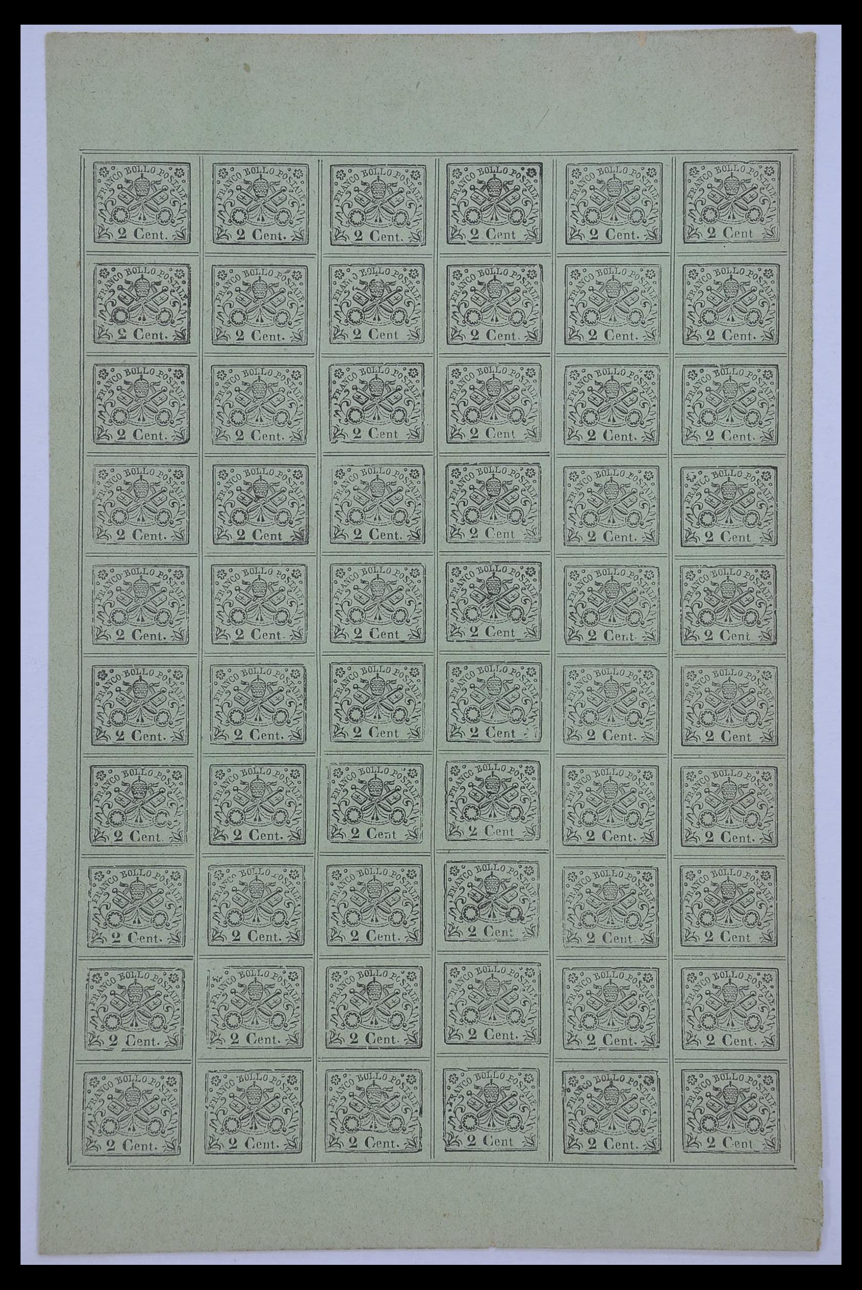 33479 017 - Postzegelverzameling 33479 Kerkelijke Staat 1852-1868.