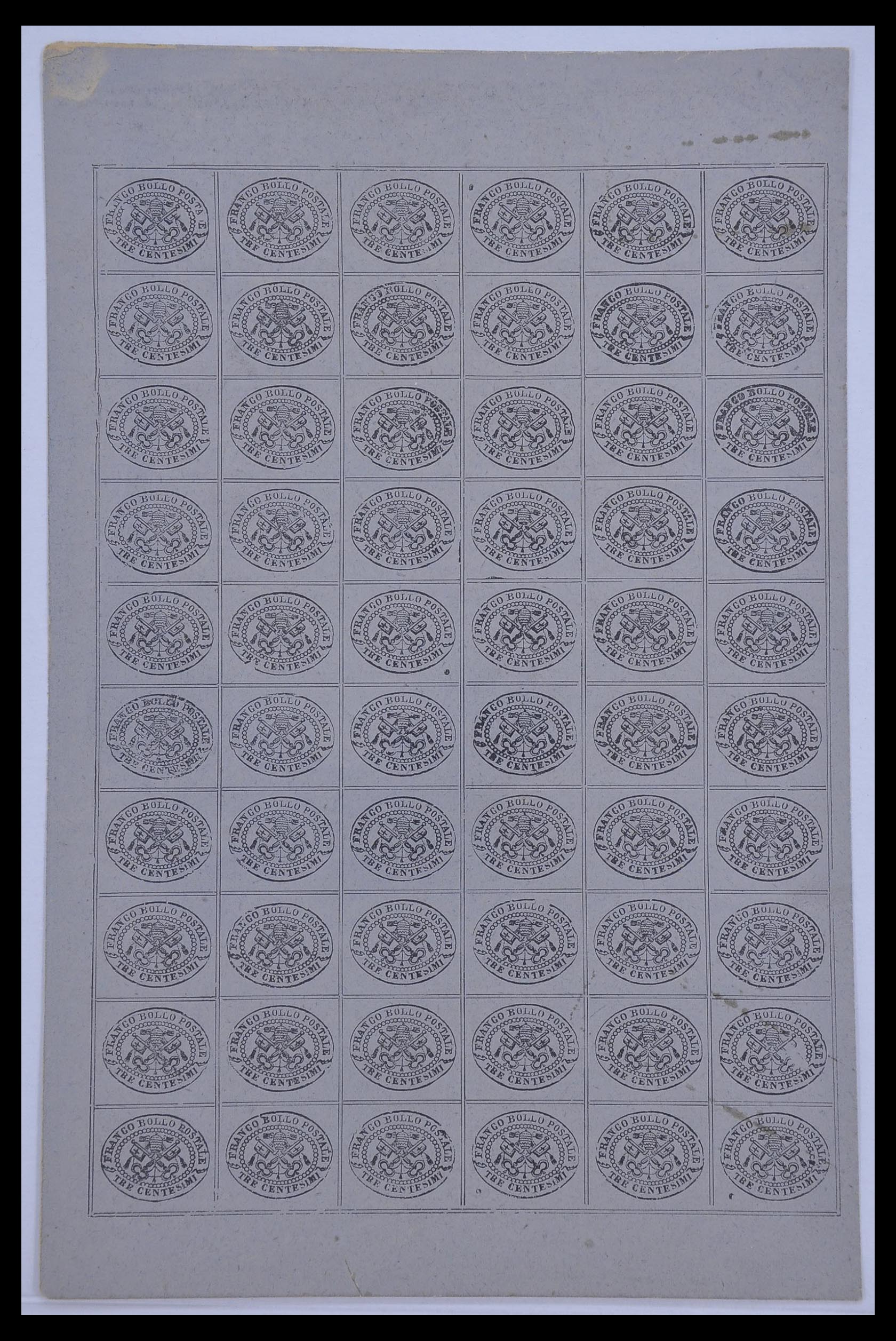33479 018 - Postzegelverzameling 33479 Kerkelijke Staat 1852-1868.