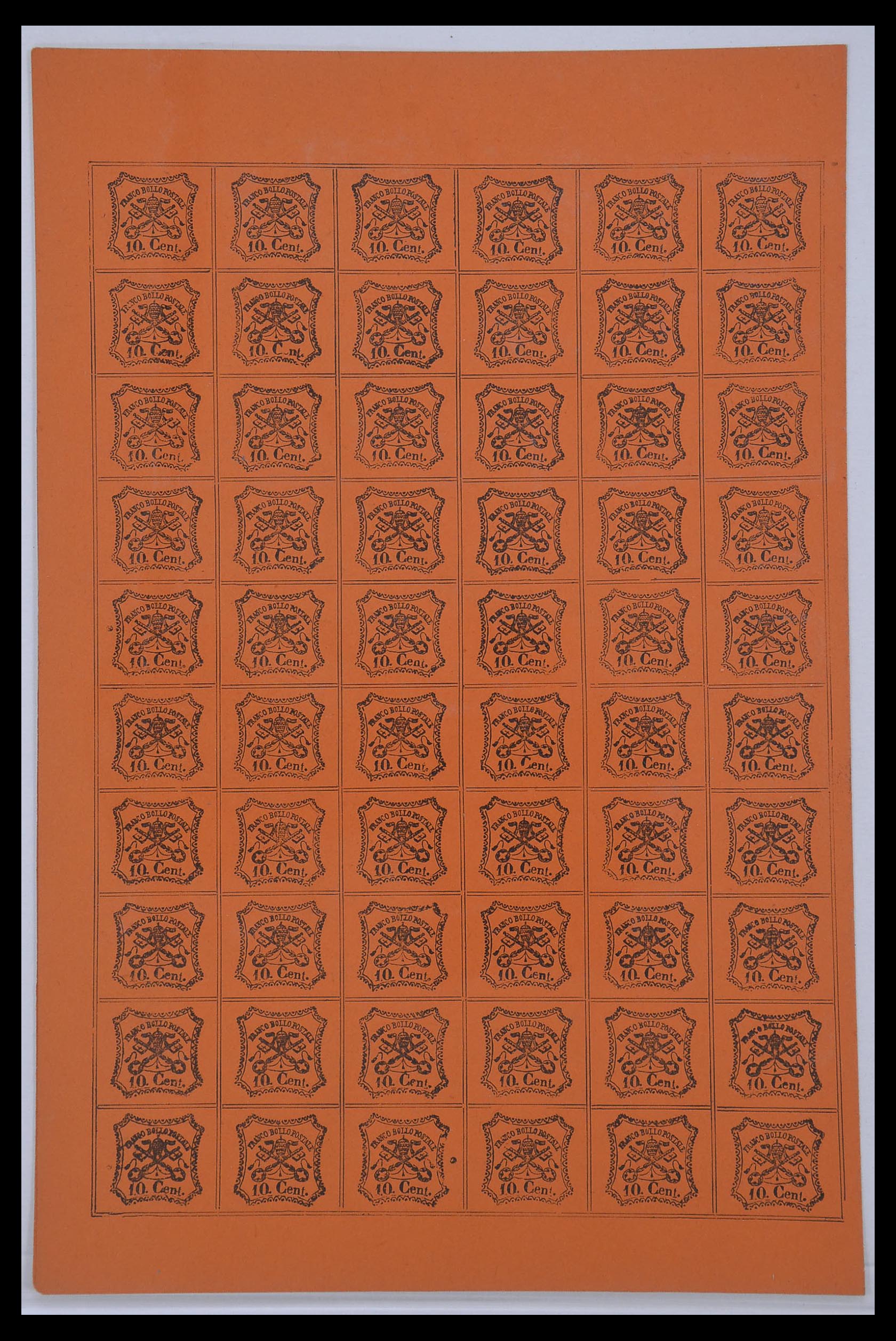 33479 022 - Stamp collection 33479 Papal State 1852-1868.