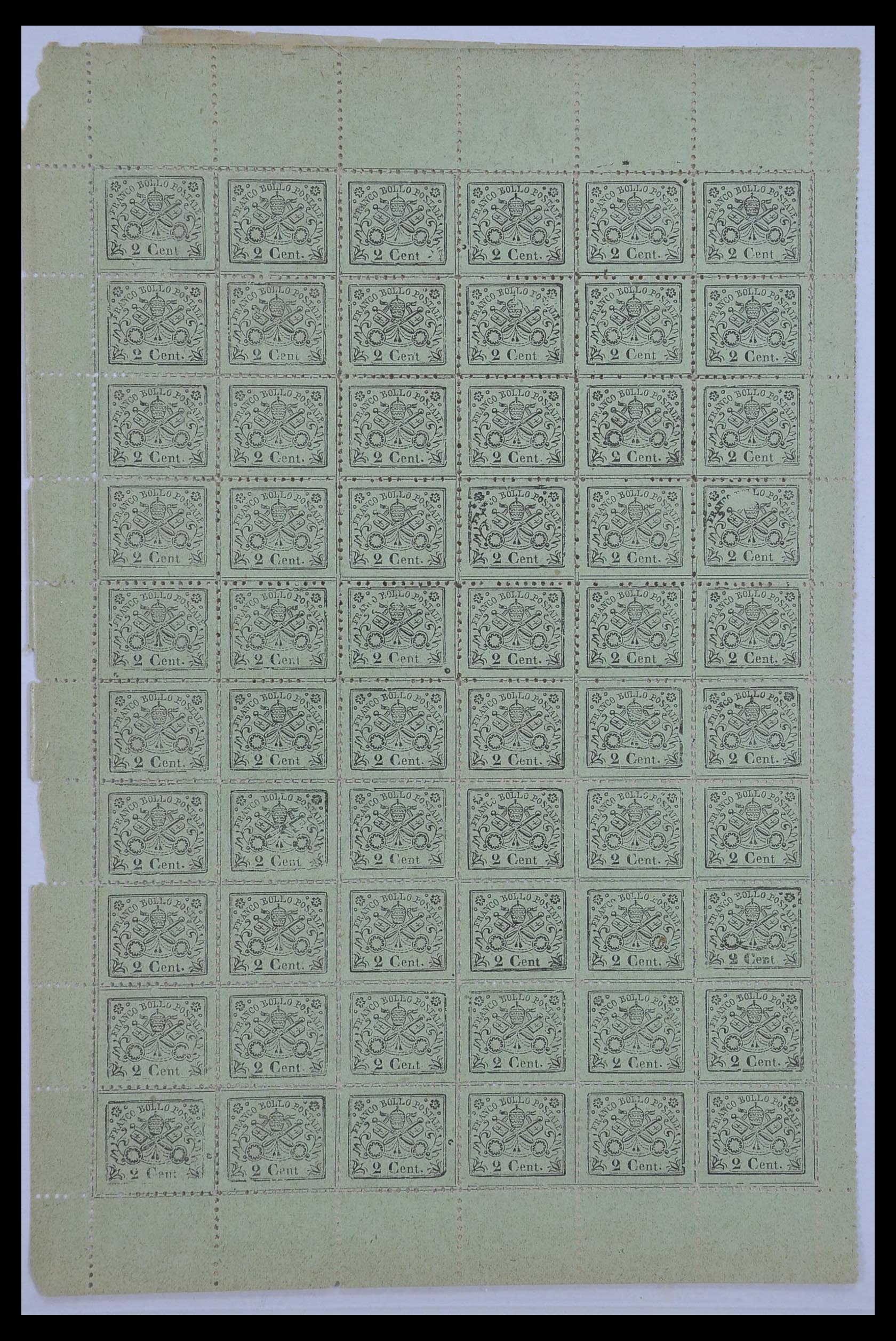 33479 030 - Stamp collection 33479 Papal State 1852-1868.